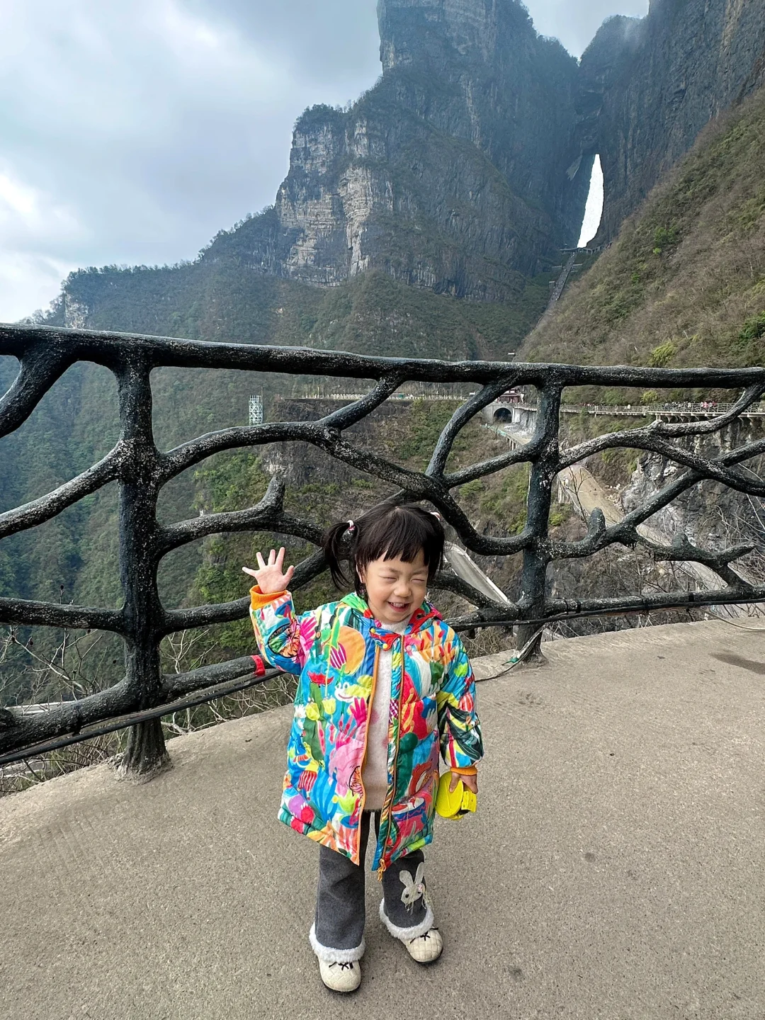 张家界天门山，原来带孩子应该这样玩🚠⛰️