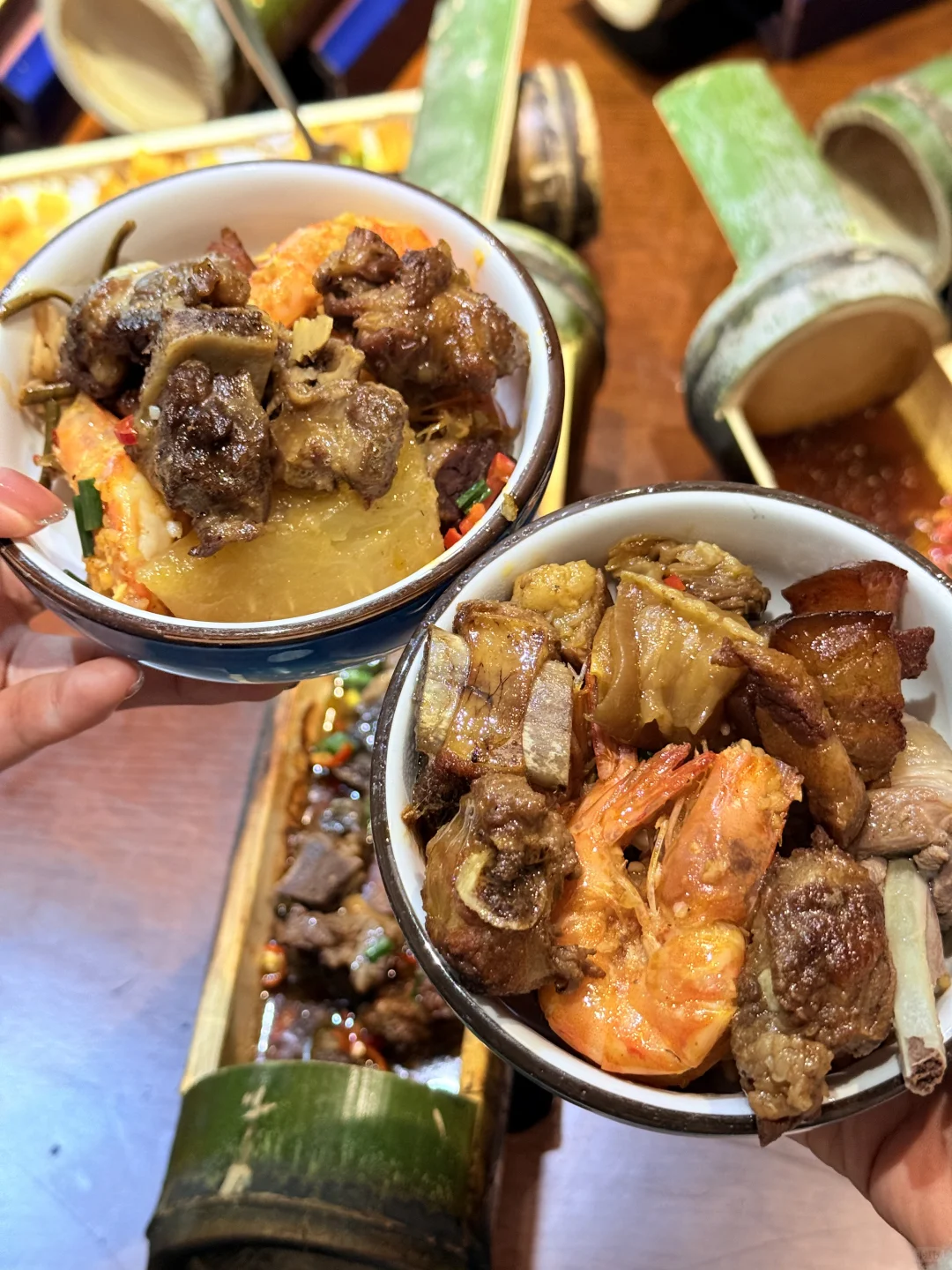 常德竹筒菜我以为又是噱头，结果真的好吃！