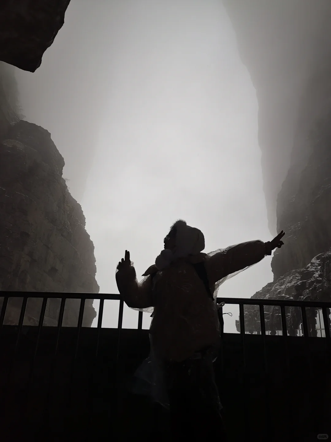 今年三月的天门山