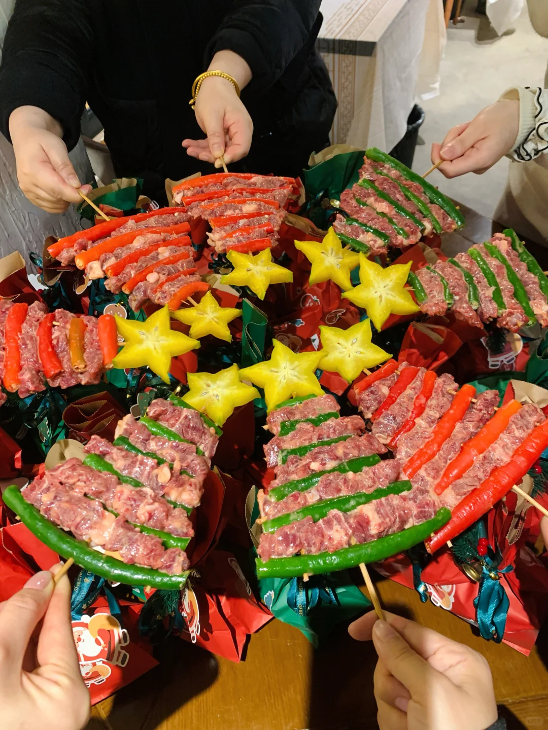 常德独一家！！能吃的圣诞树烧烤🎄