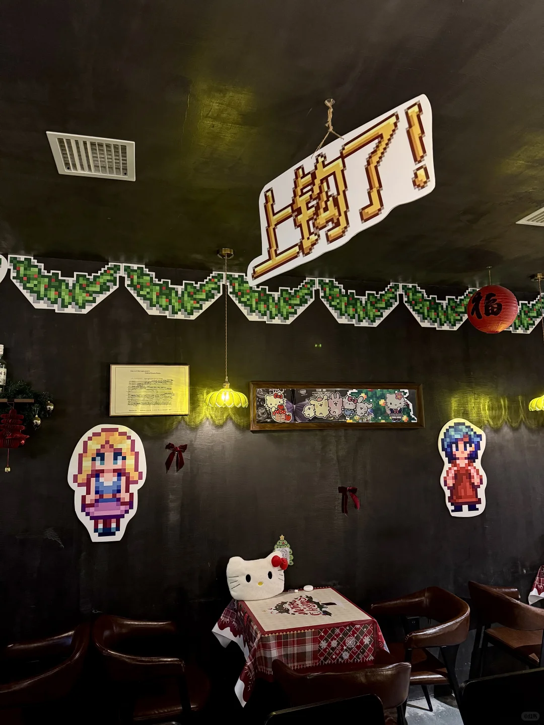 常德这家咖啡店的圣诞橱窗美到像童话🎄