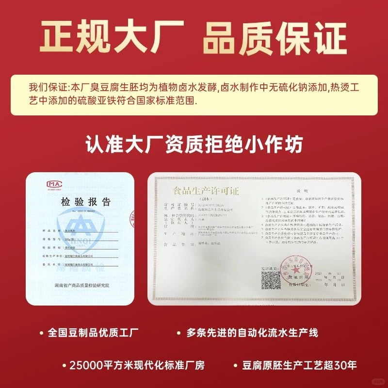 长沙臭豆腐生胚半成品，正宗湖南味来🍃