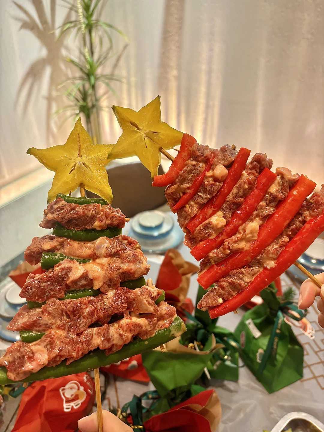 常德！！可以说是圣诞氛围最浓的烧烤店啦🎄