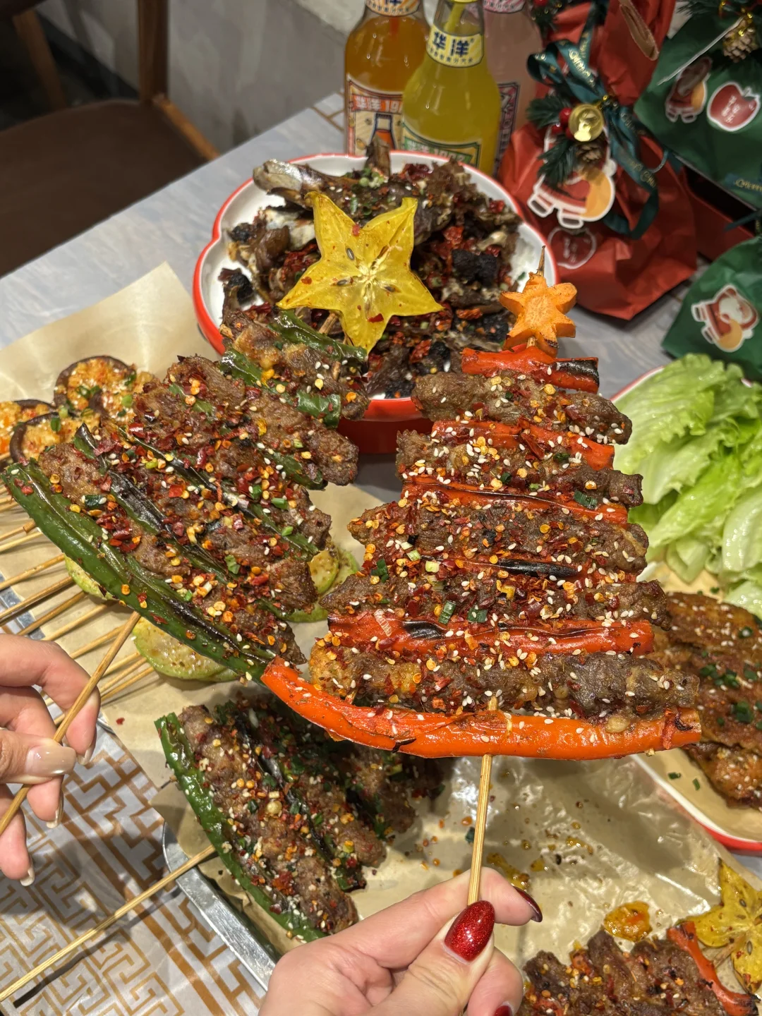 常德烧烤的圣诞浪漫！谁懂！