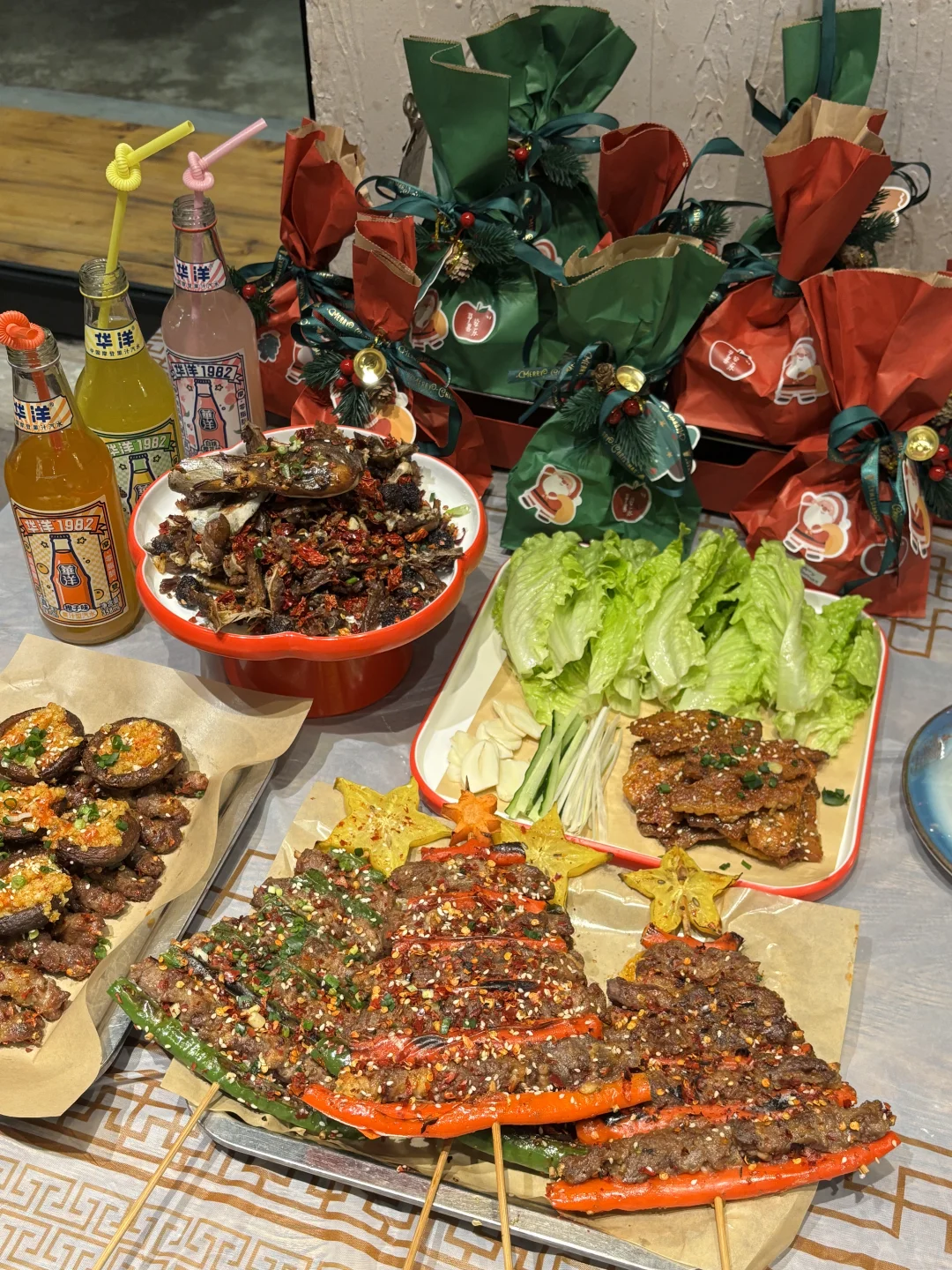 常德烧烤的圣诞浪漫！谁懂！