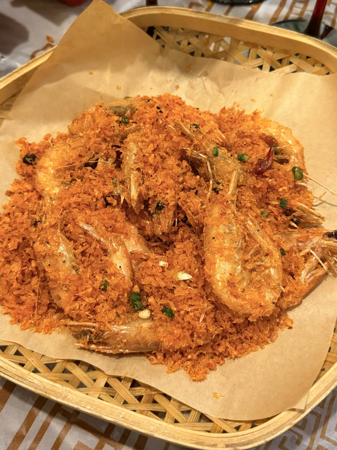 Wok  在常德烧烤店吃到了圣诞树🎄！！！