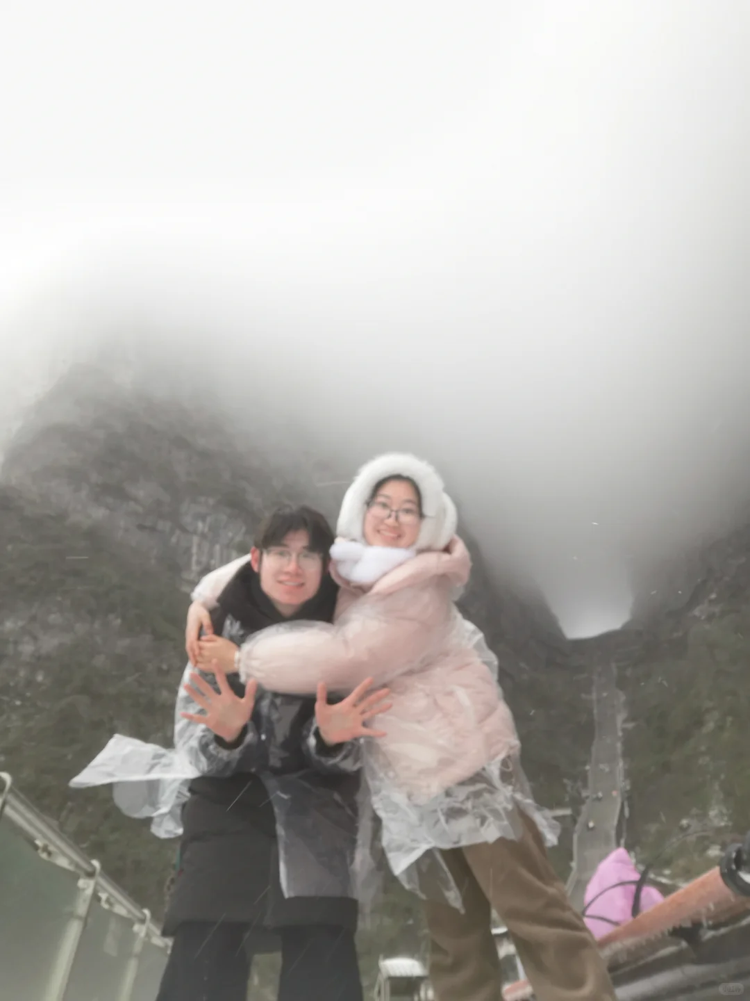 今年三月的天门山