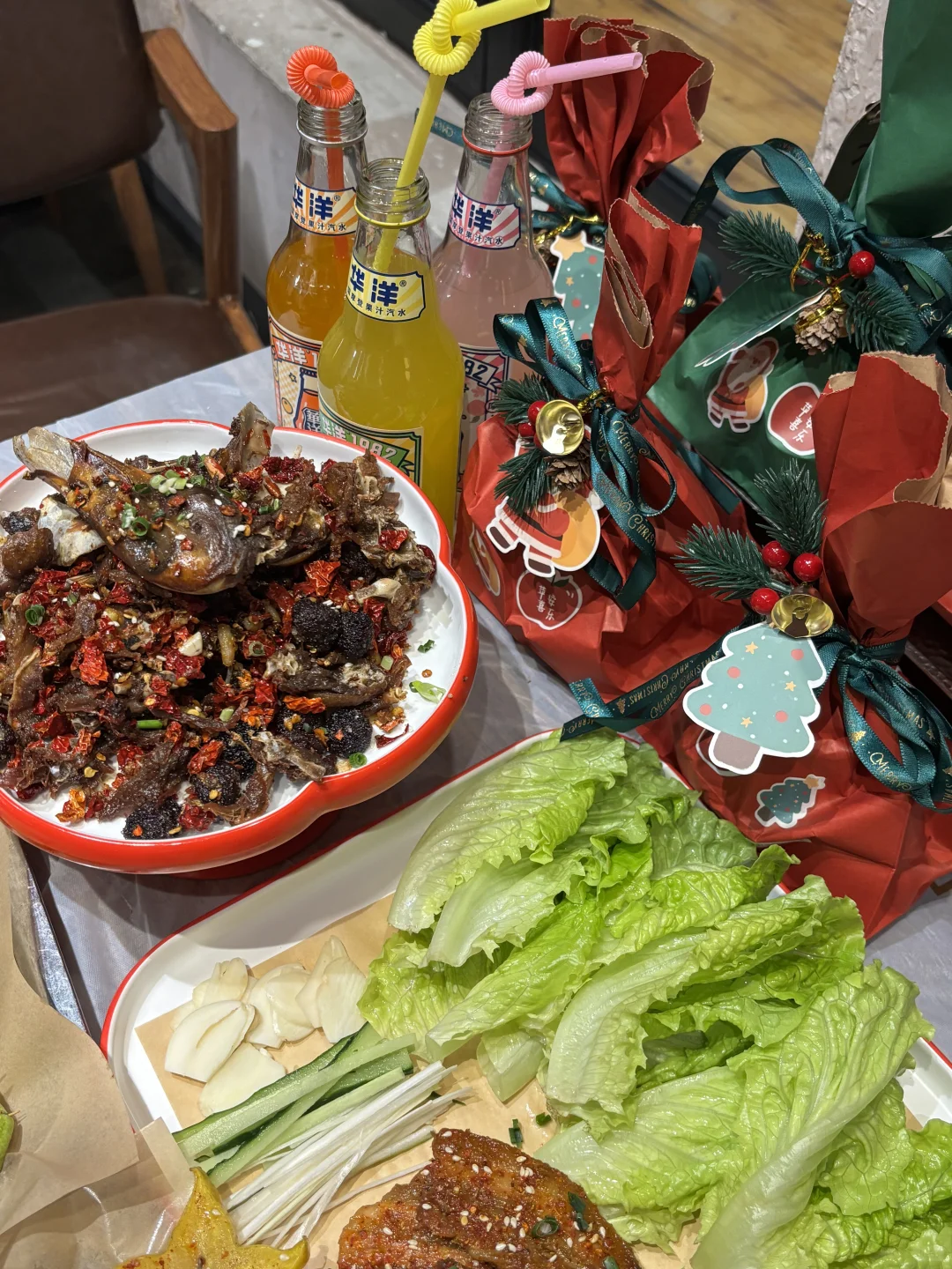 常德烧烤的圣诞浪漫！谁懂！