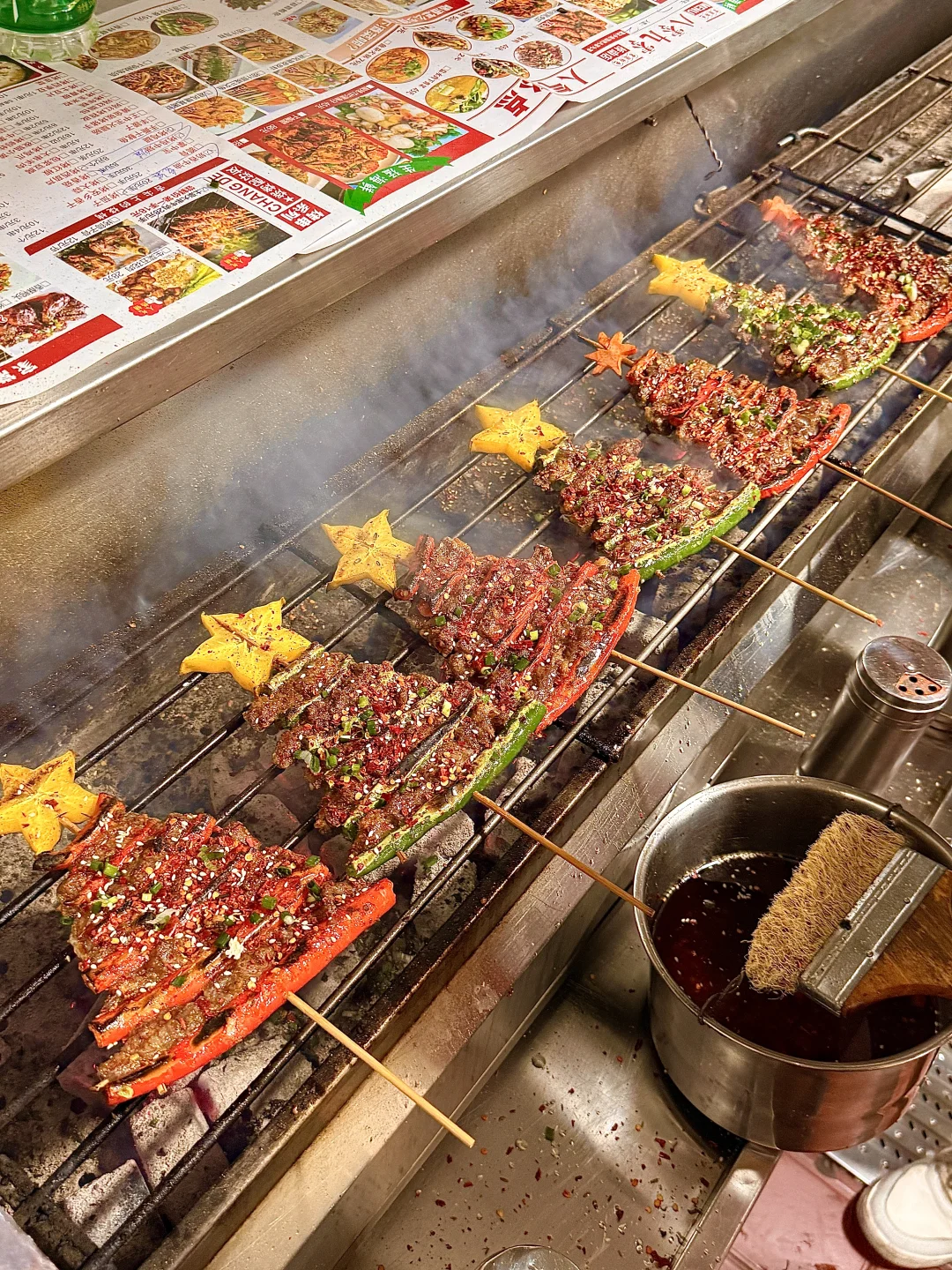 常德！！可以说是圣诞氛围最浓的烧烤店啦🎄