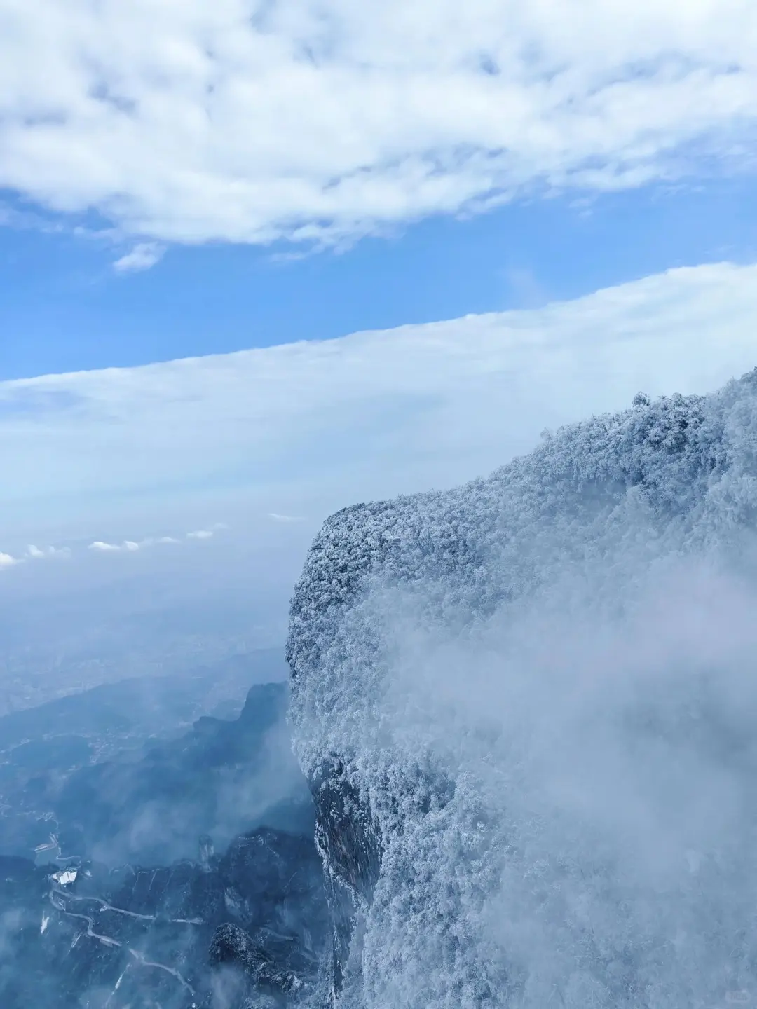 张家界12月-2月看雾凇一定要去