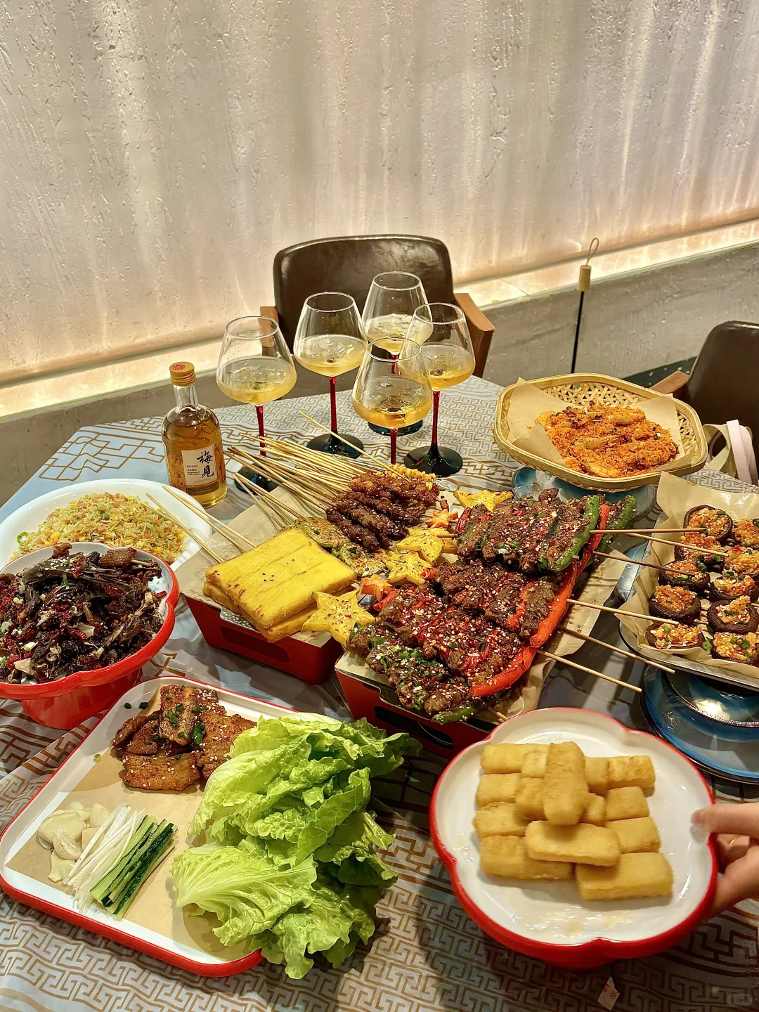 常德！！可以说是圣诞氛围最浓的烧烤店啦🎄