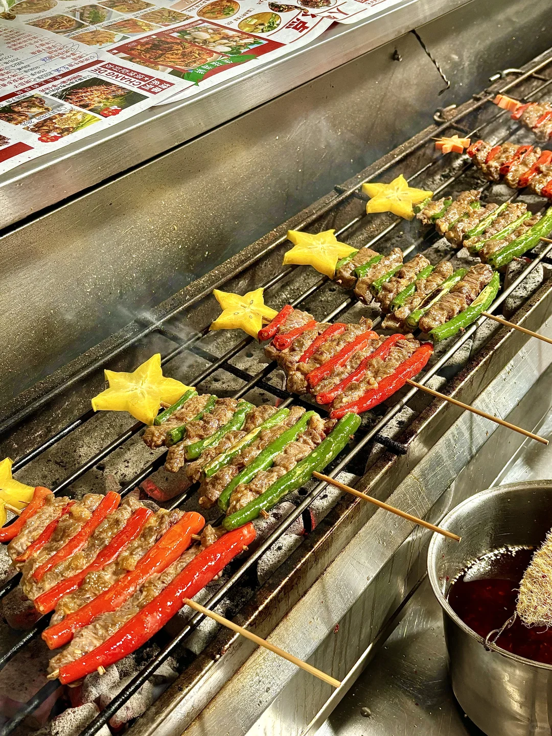 常德！！可以说是圣诞氛围最浓的烧烤店啦🎄