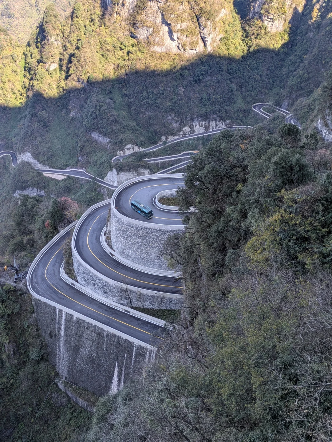 张家界：11月24日 · 天门山实拍