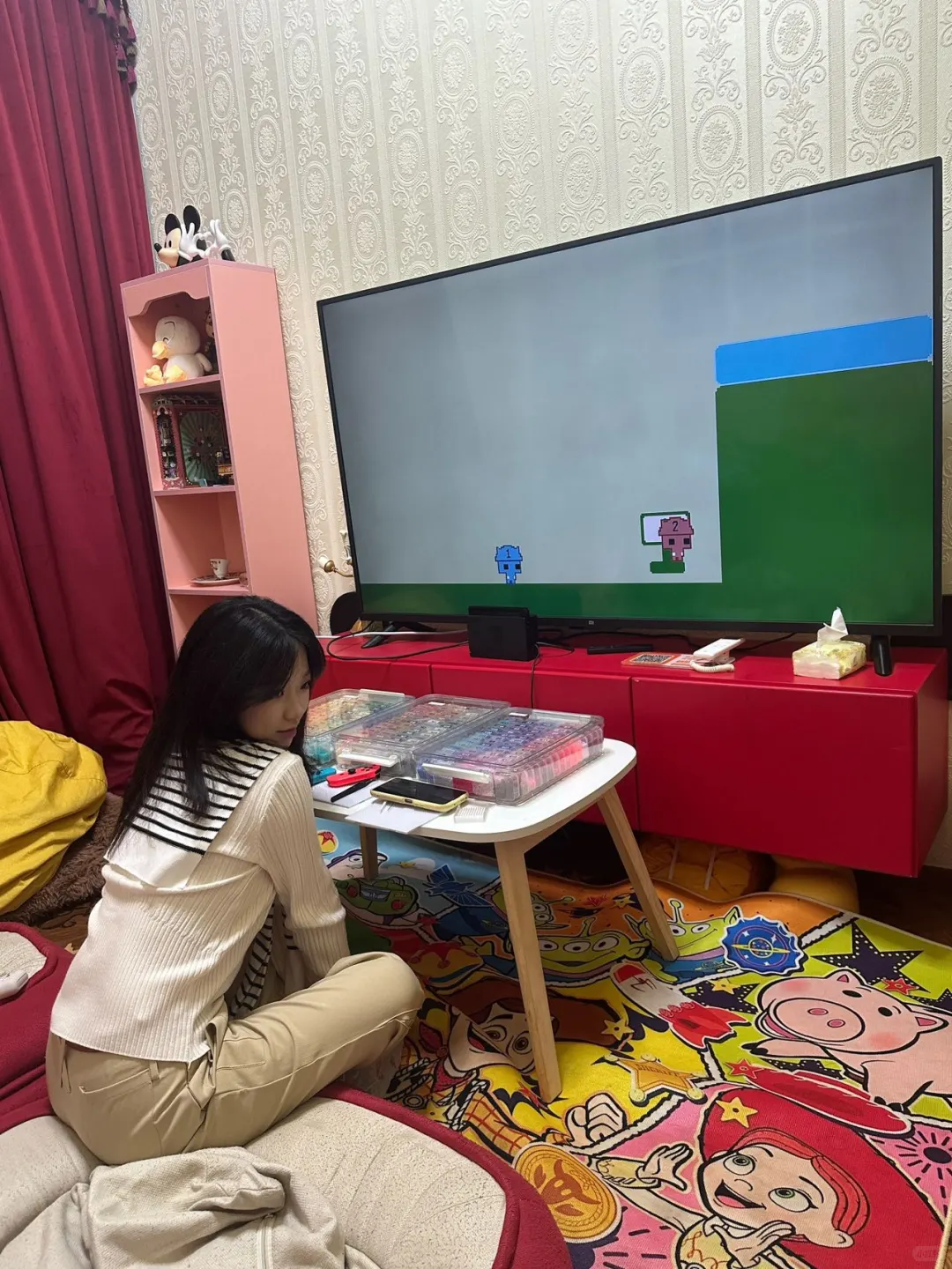 烟台山这家包间把快乐玩出花了🎮拼豆+电玩