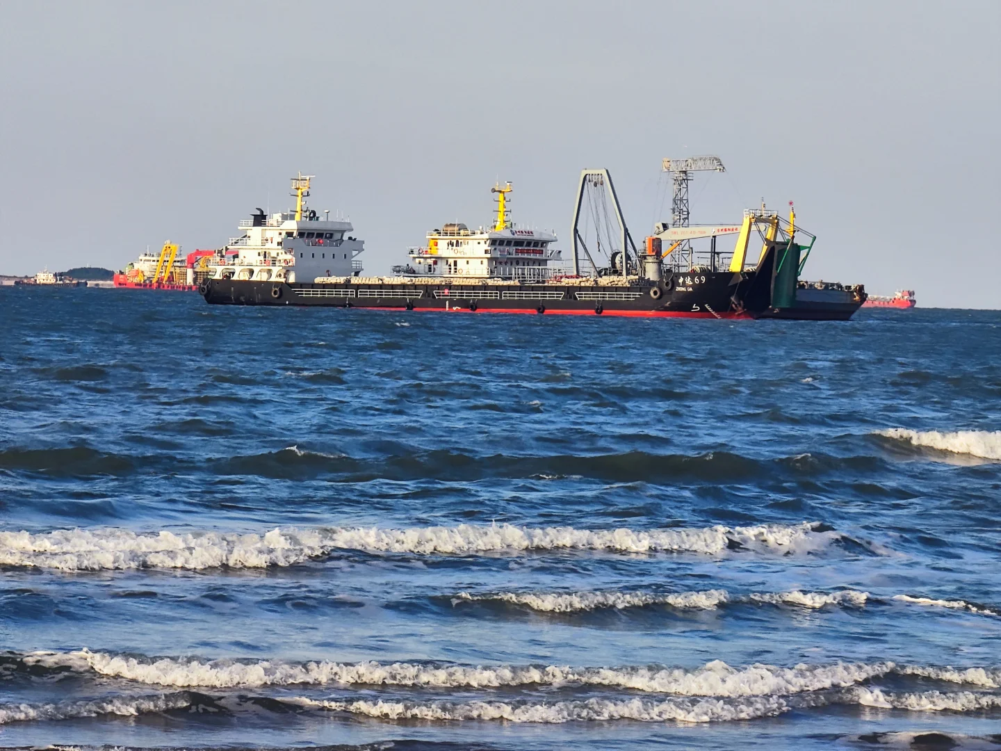 烟台，21点之后就在宾馆了