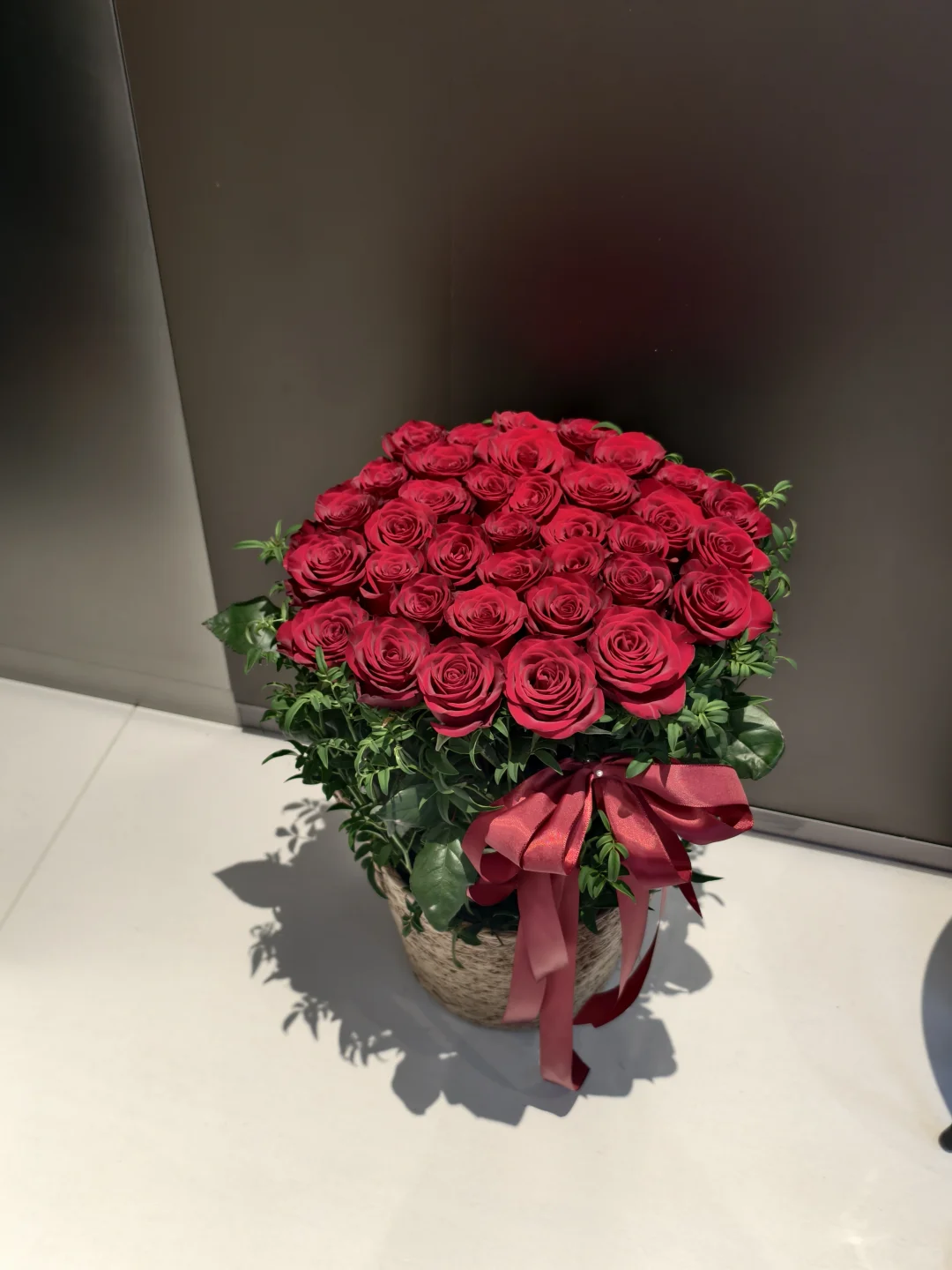 烟台花店|33支热烈的红