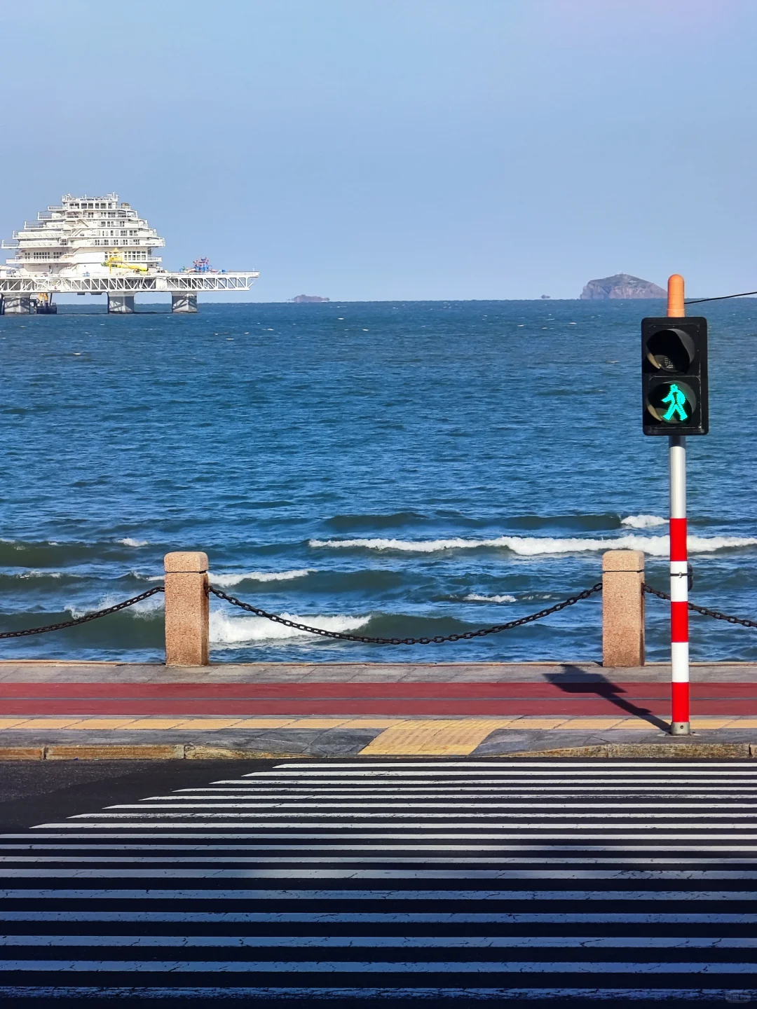 烟台，21点之后就在宾馆了
