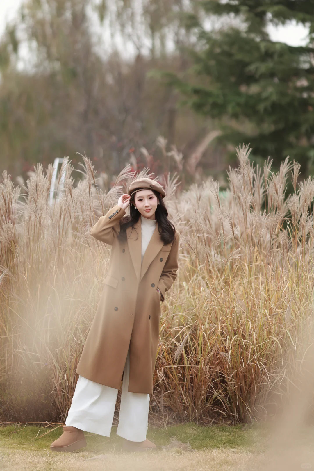 秋天的芦苇太美了吧｜烟台写真约拍｜芦苇写真