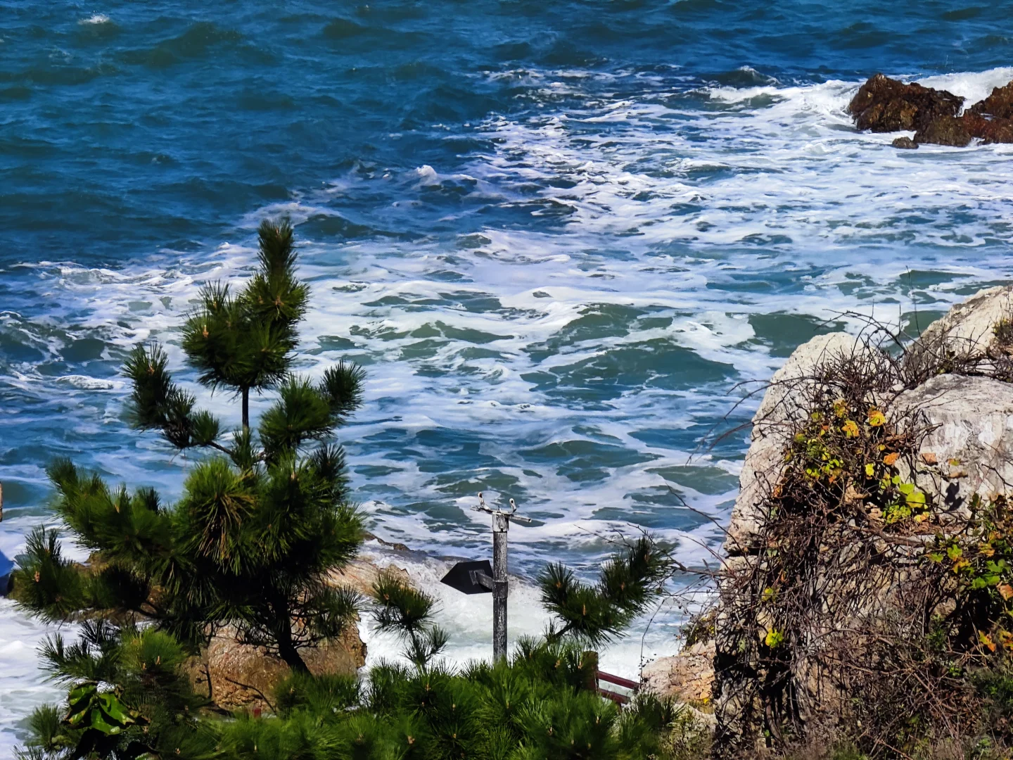 烟台，21点之后就在宾馆了