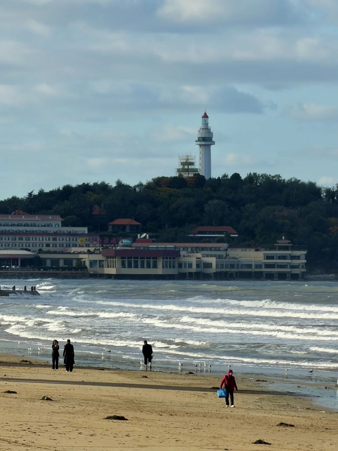 live实况🌊谁懂今天烟台海边的含金量！！！