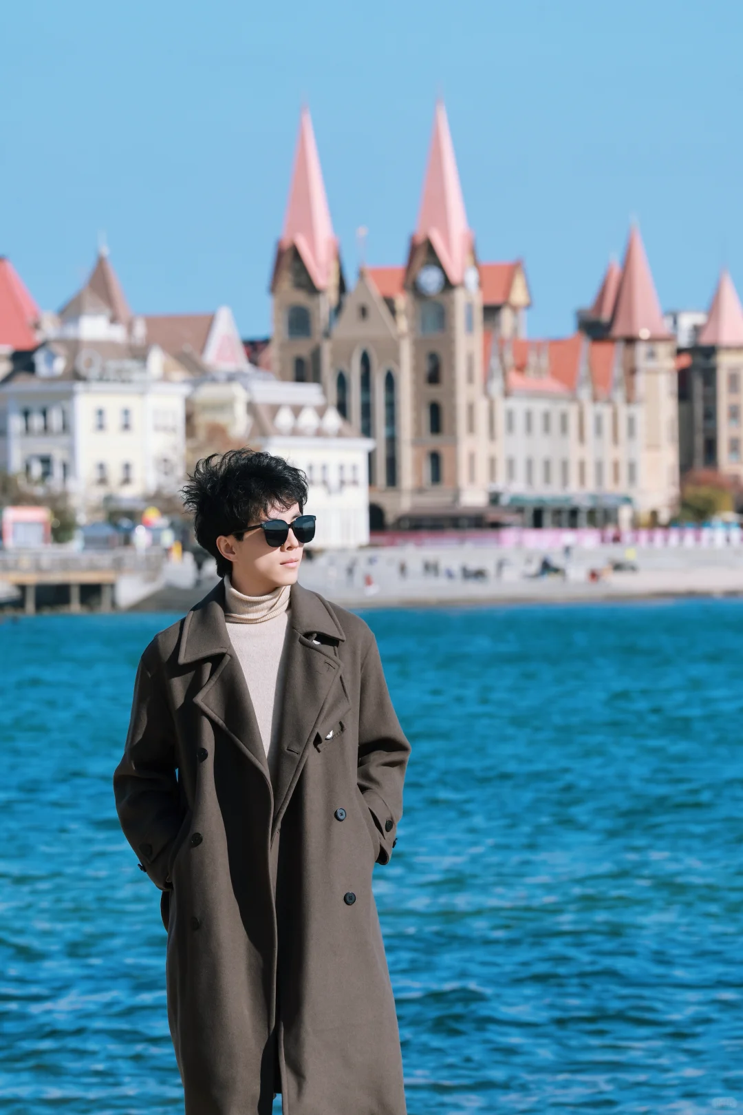 这里是烟台冬天的海边