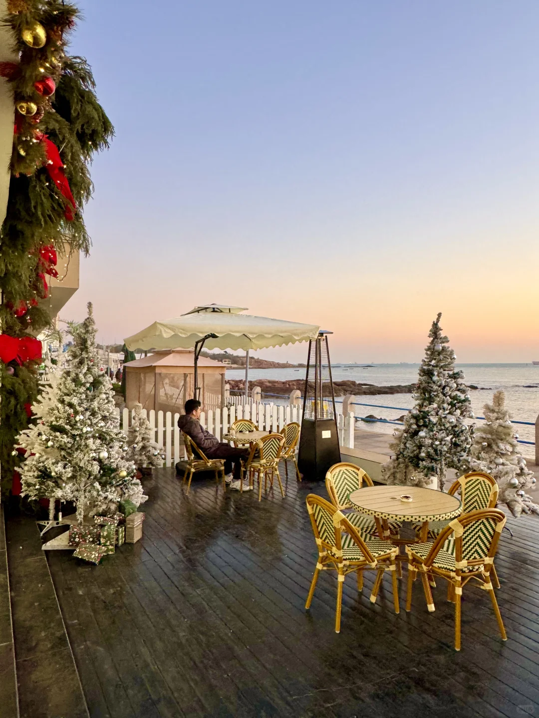 唯一的缺点：青岛海边圣诞限定
