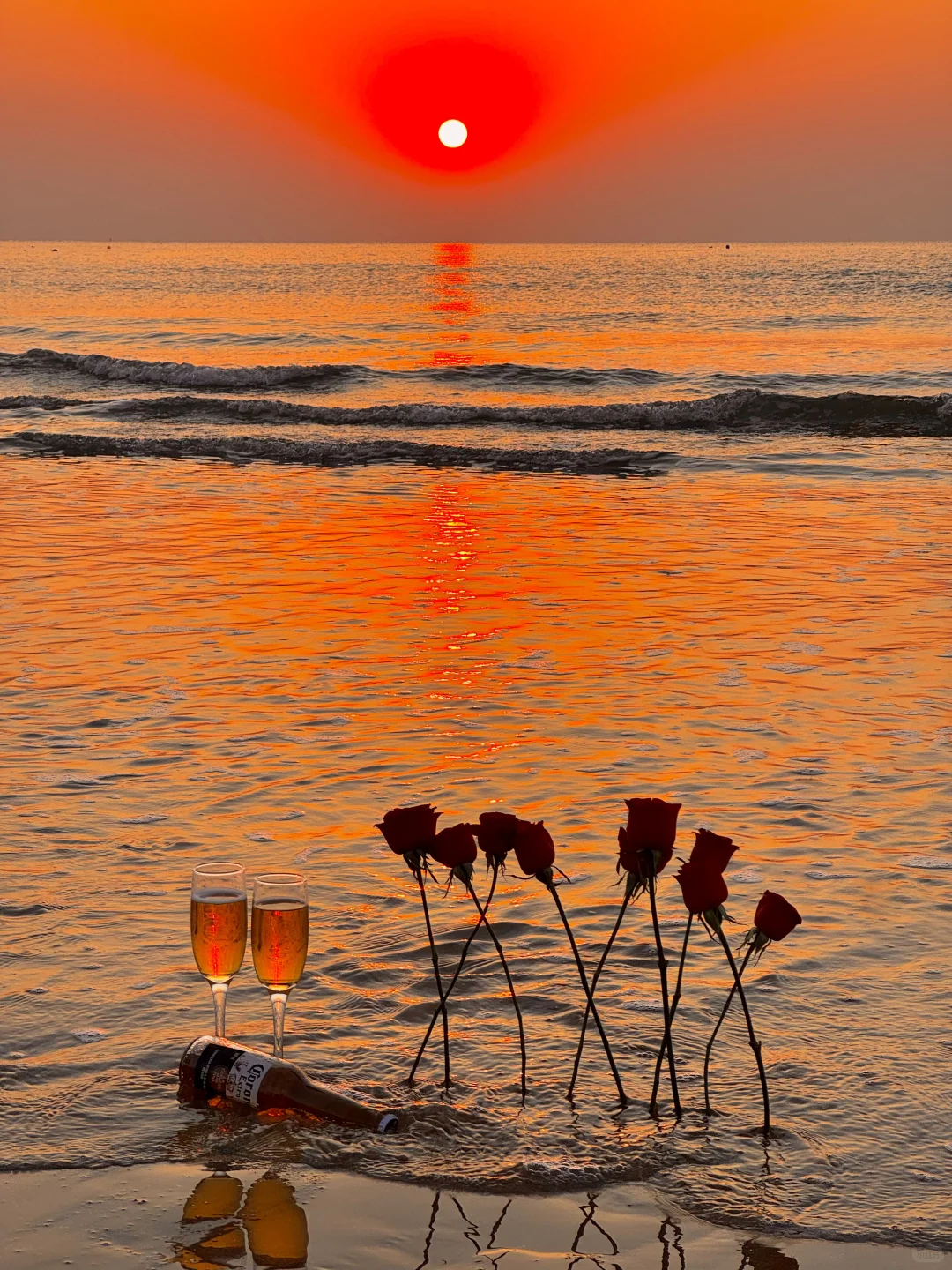 11.22实况❗️青岛橘子海日出🌅真的美哭了😭