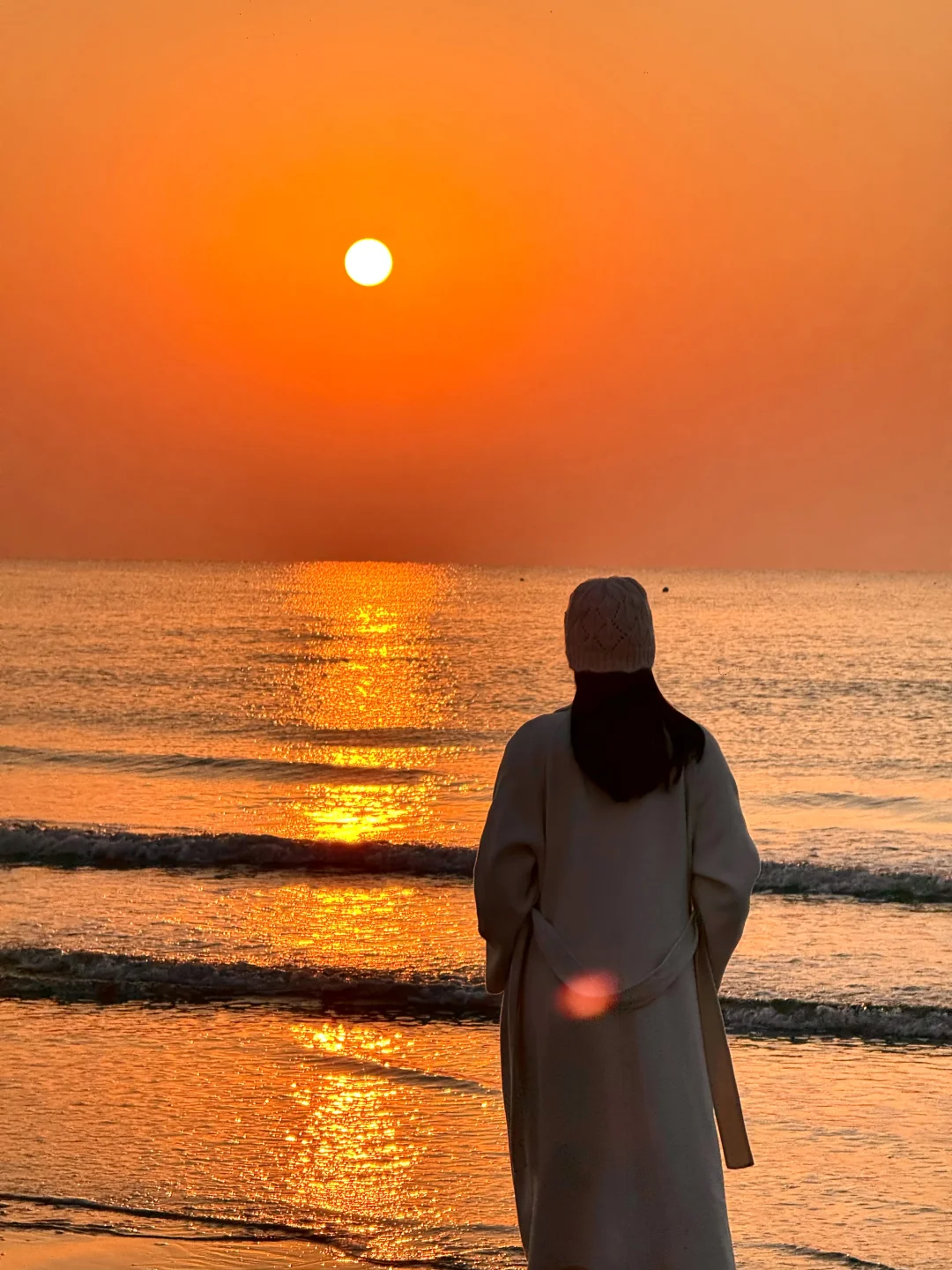 11.22实况❗️青岛橘子海日出🌅真的美哭了😭