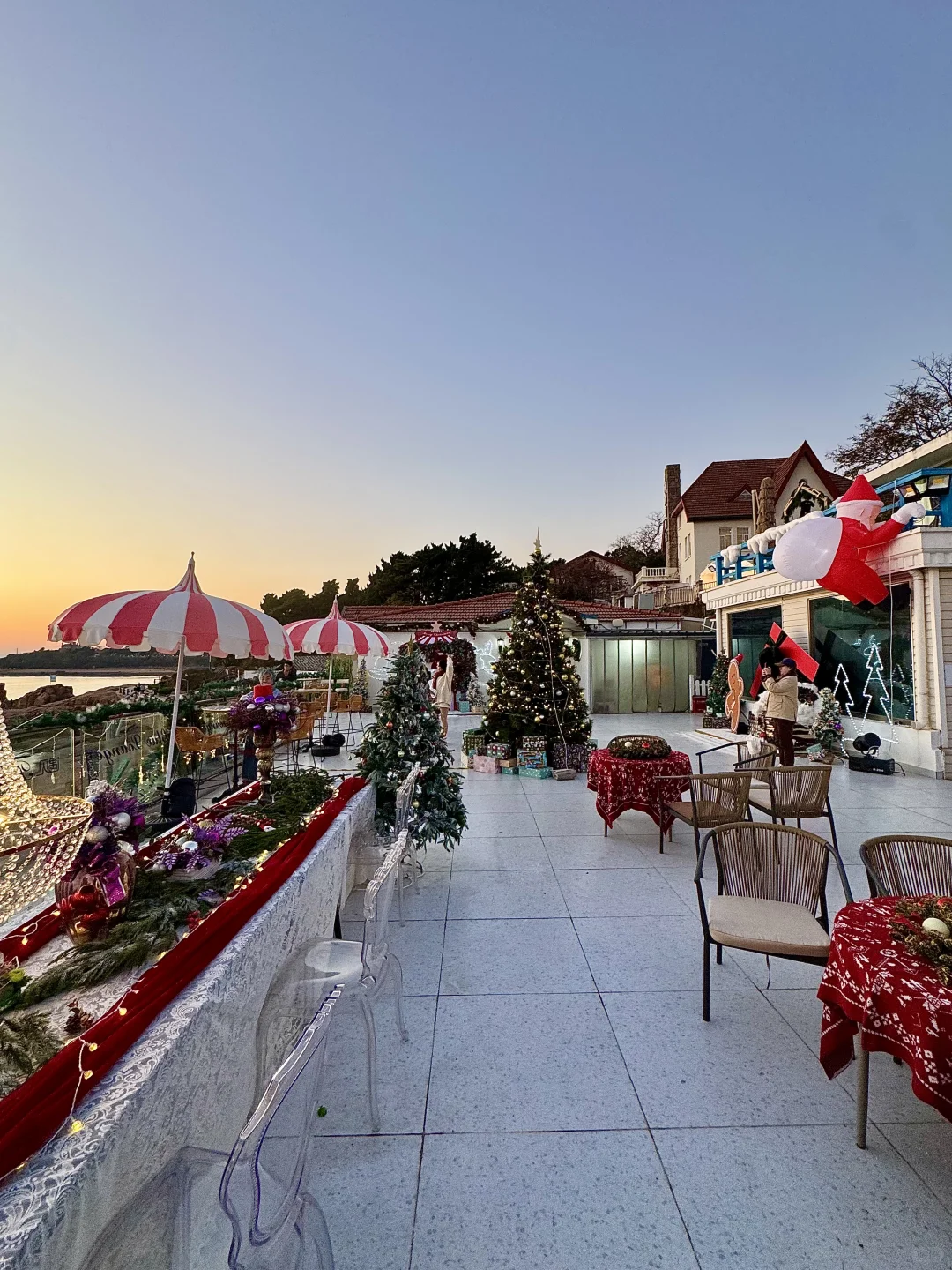 唯一的缺点：青岛海边圣诞限定