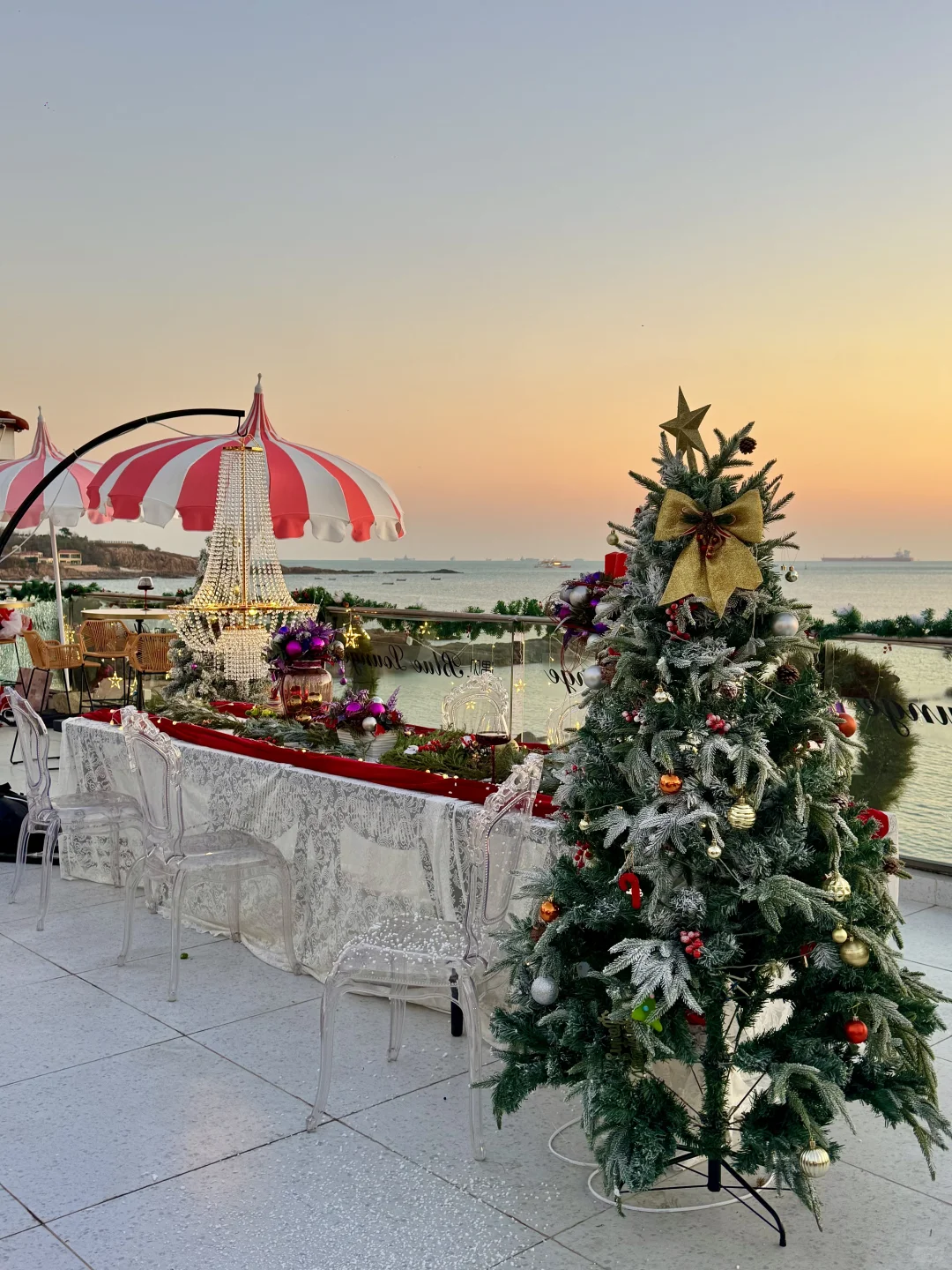 唯一的缺点：青岛海边圣诞限定