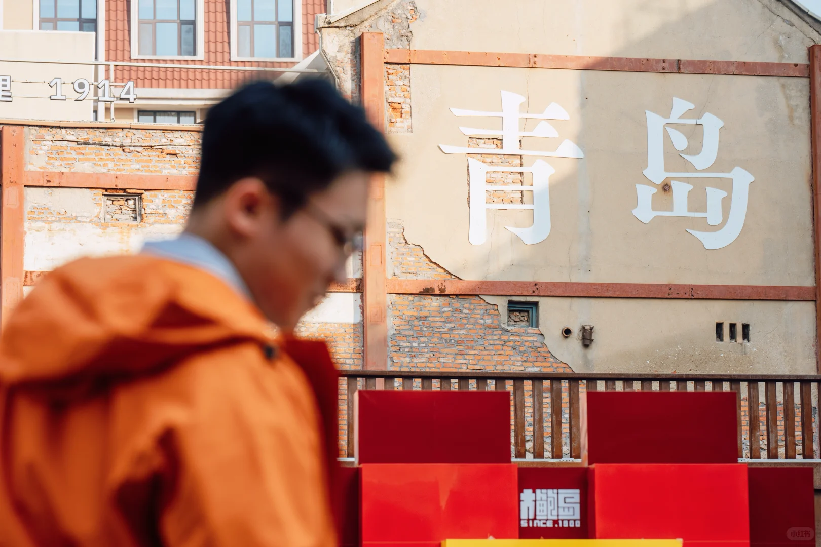 这张真的太有氛围感了！😭😭😭青岛，很爱