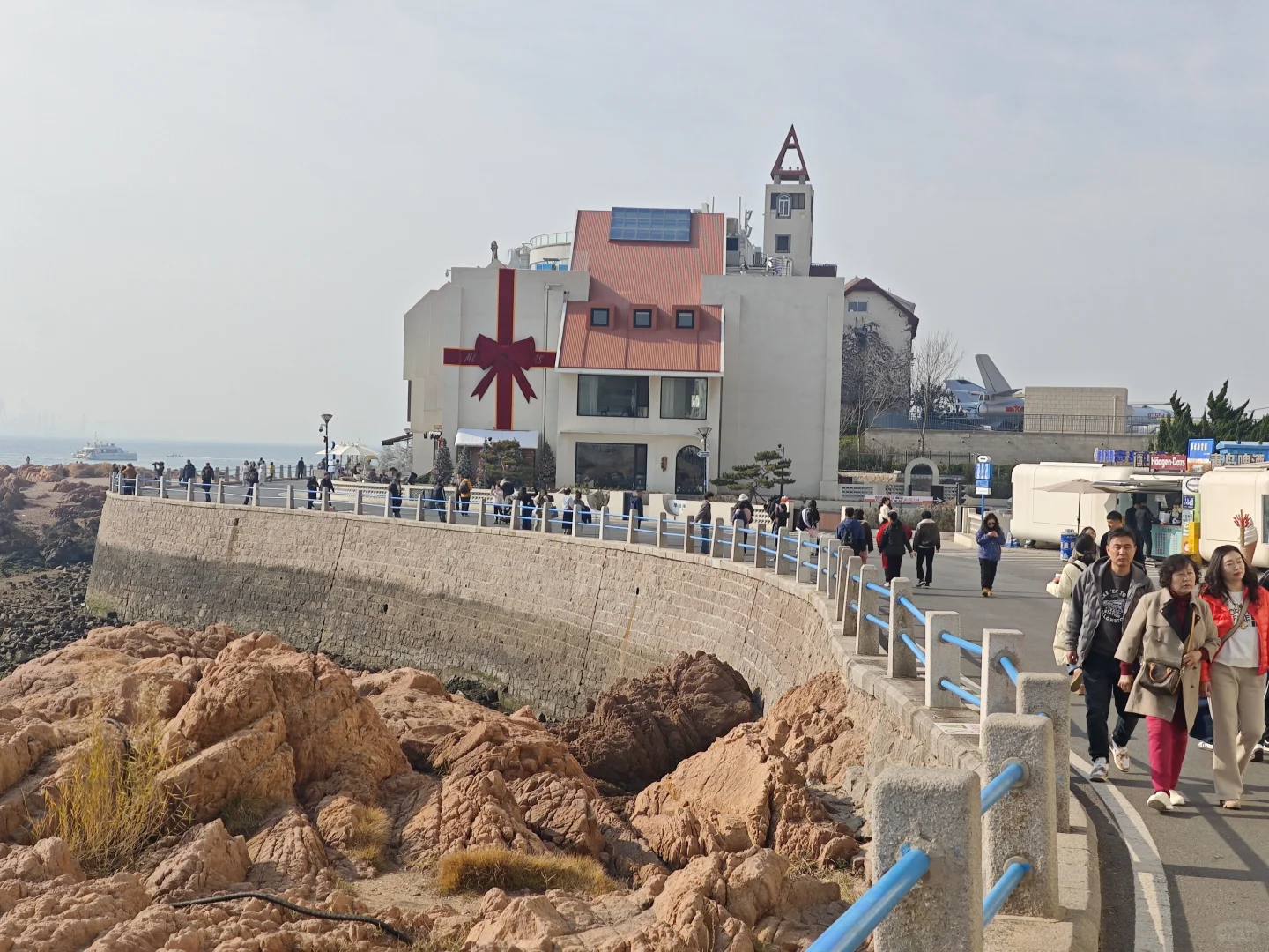 青岛的三天两晚，日均两万步