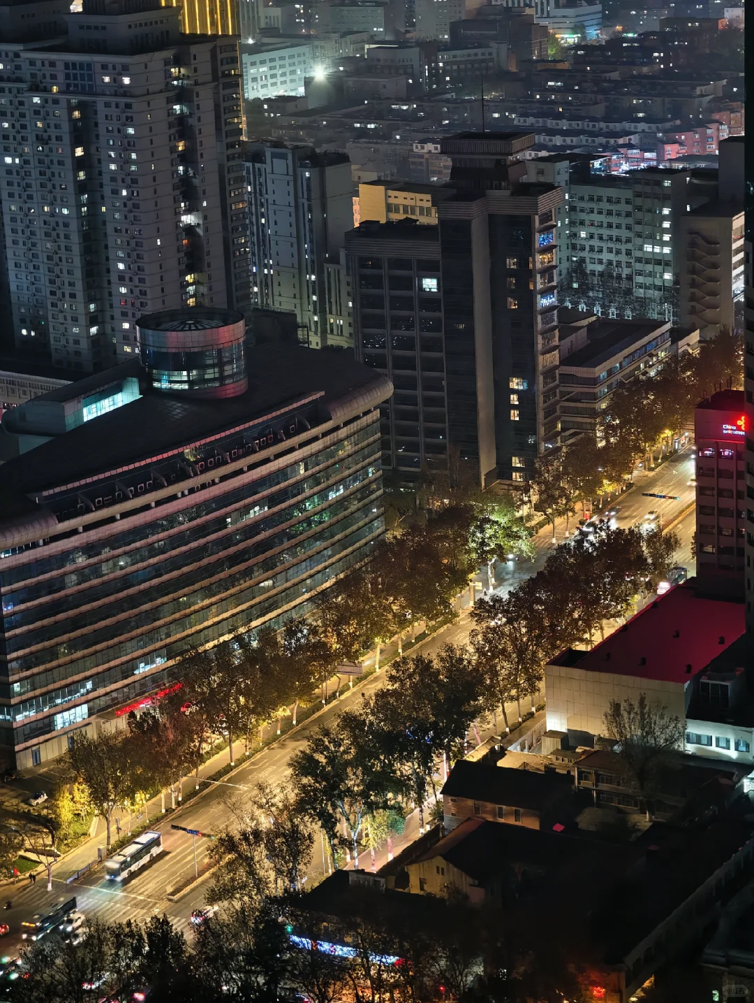 高空视角下的济南夜景，真的失望