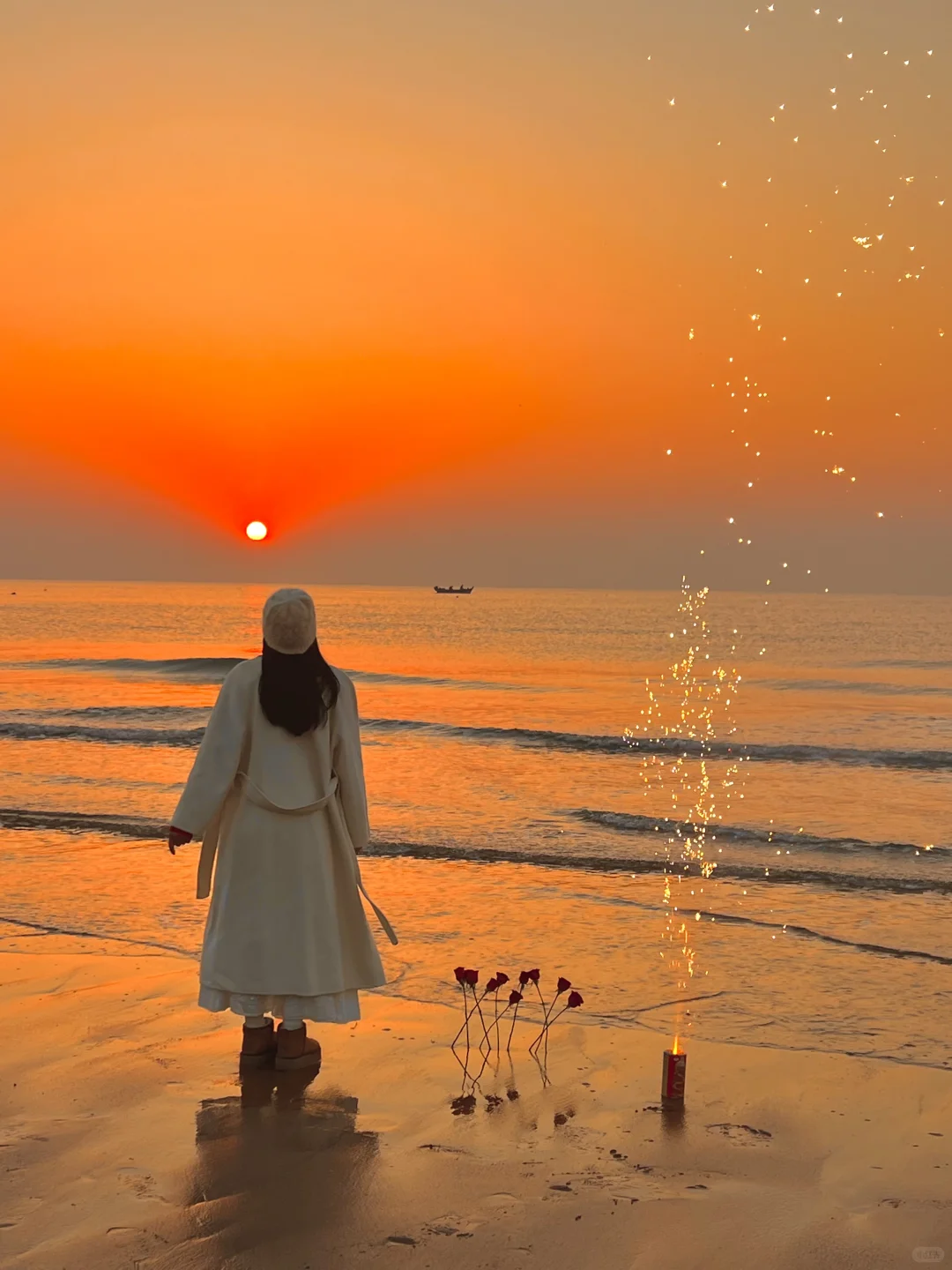 11.22实况❗️青岛橘子海日出🌅真的美哭了😭