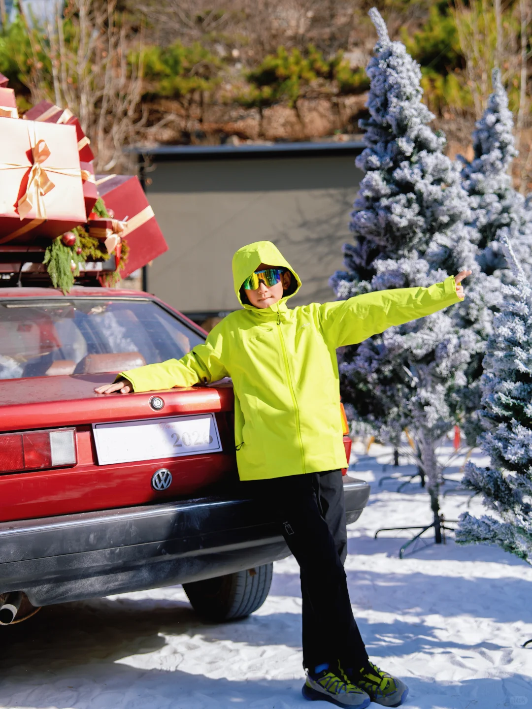 济南冬日惊喜🎄卢南村把圣诞装进了雪国秘境