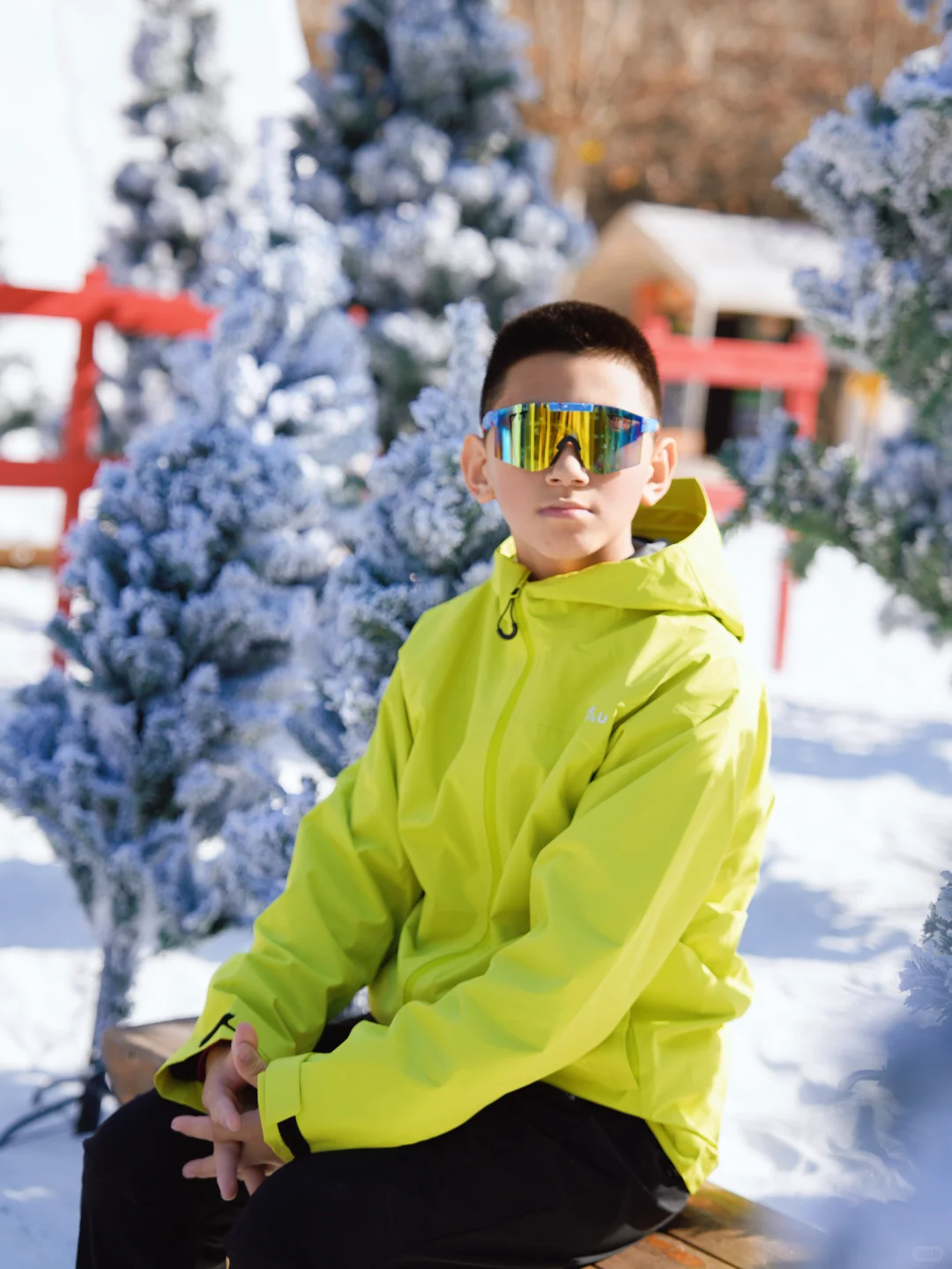 济南冬日惊喜🎄卢南村把圣诞装进了雪国秘境