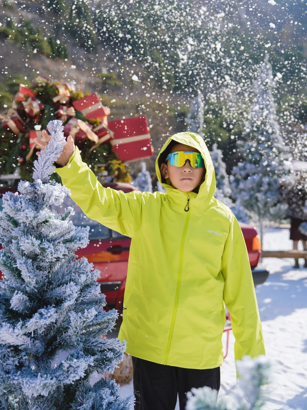 济南冬日惊喜🎄卢南村把圣诞装进了雪国秘境