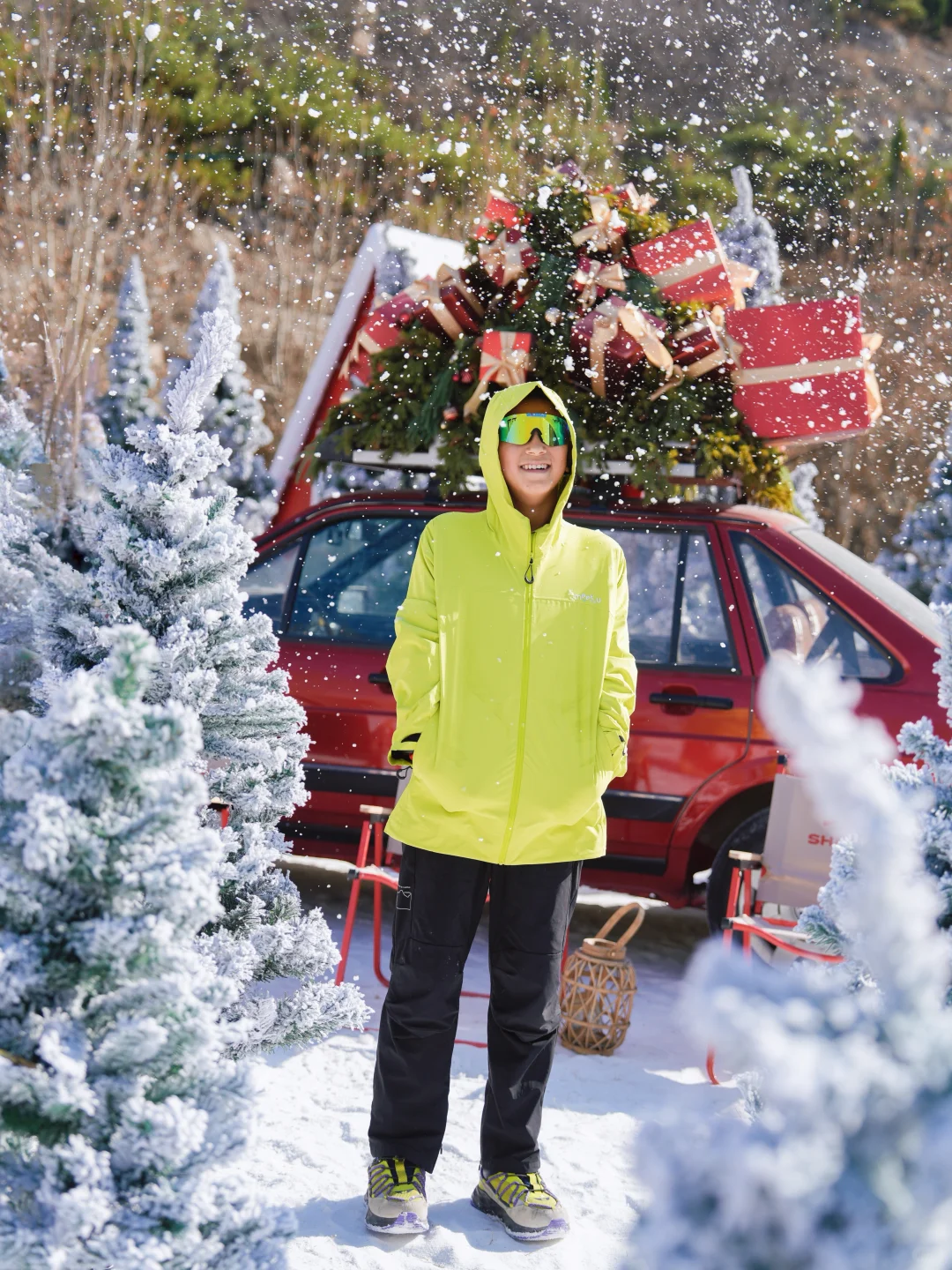 济南冬日惊喜🎄卢南村把圣诞装进了雪国秘境