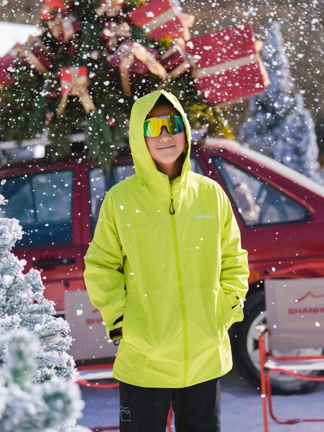 济南冬日惊喜🎄卢南村把圣诞装进了雪国秘境