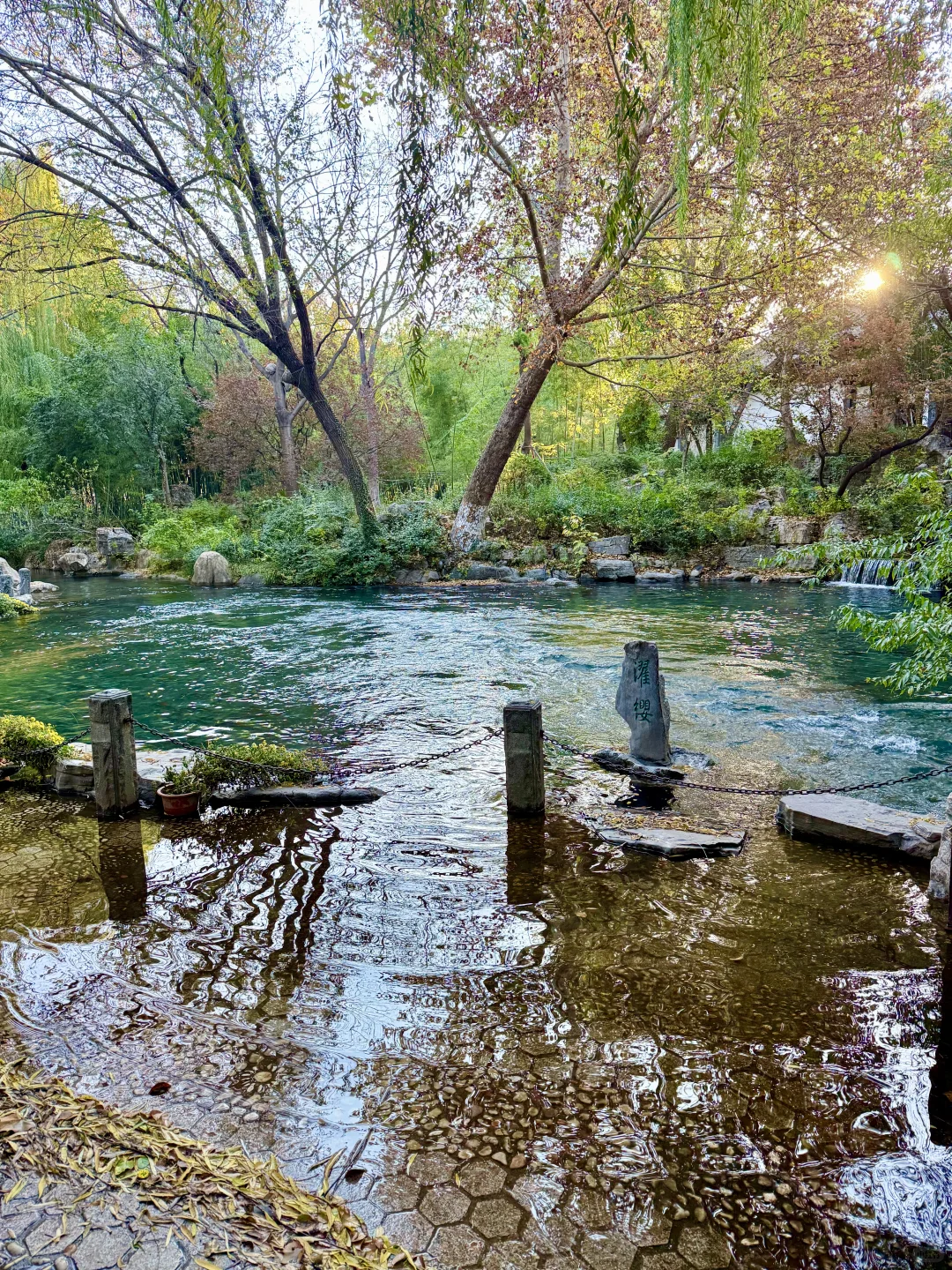 在济南🫧“清泉石上流”具像化了……