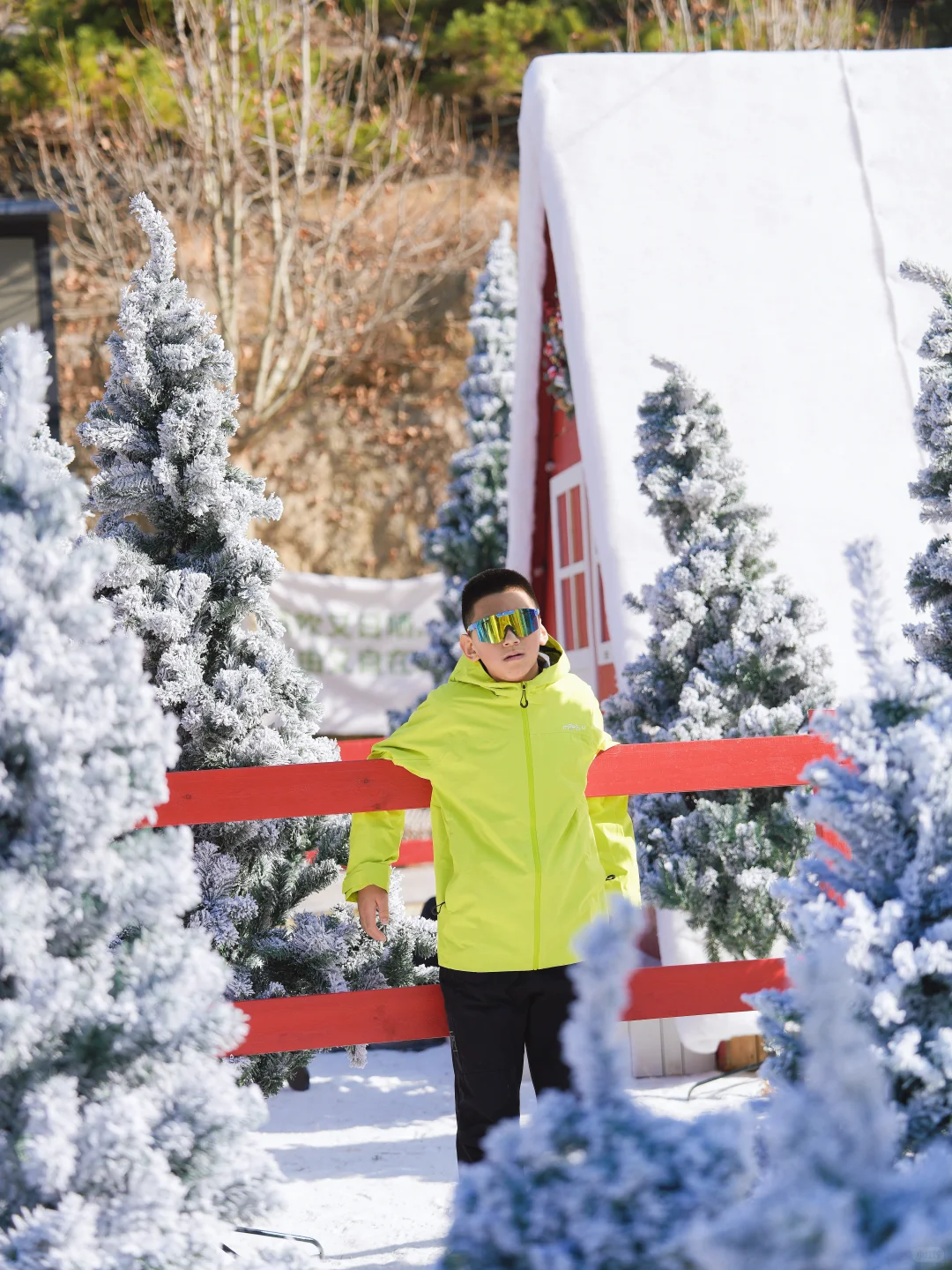 济南冬日惊喜🎄卢南村把圣诞装进了雪国秘境