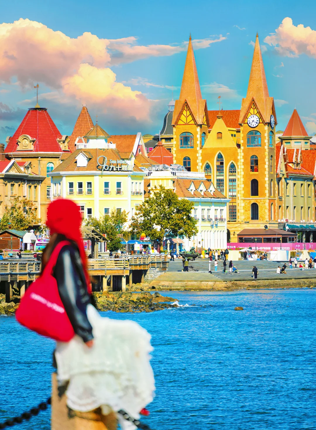 Live以为青岛大连封神了❗️直到我去了烟台🥹