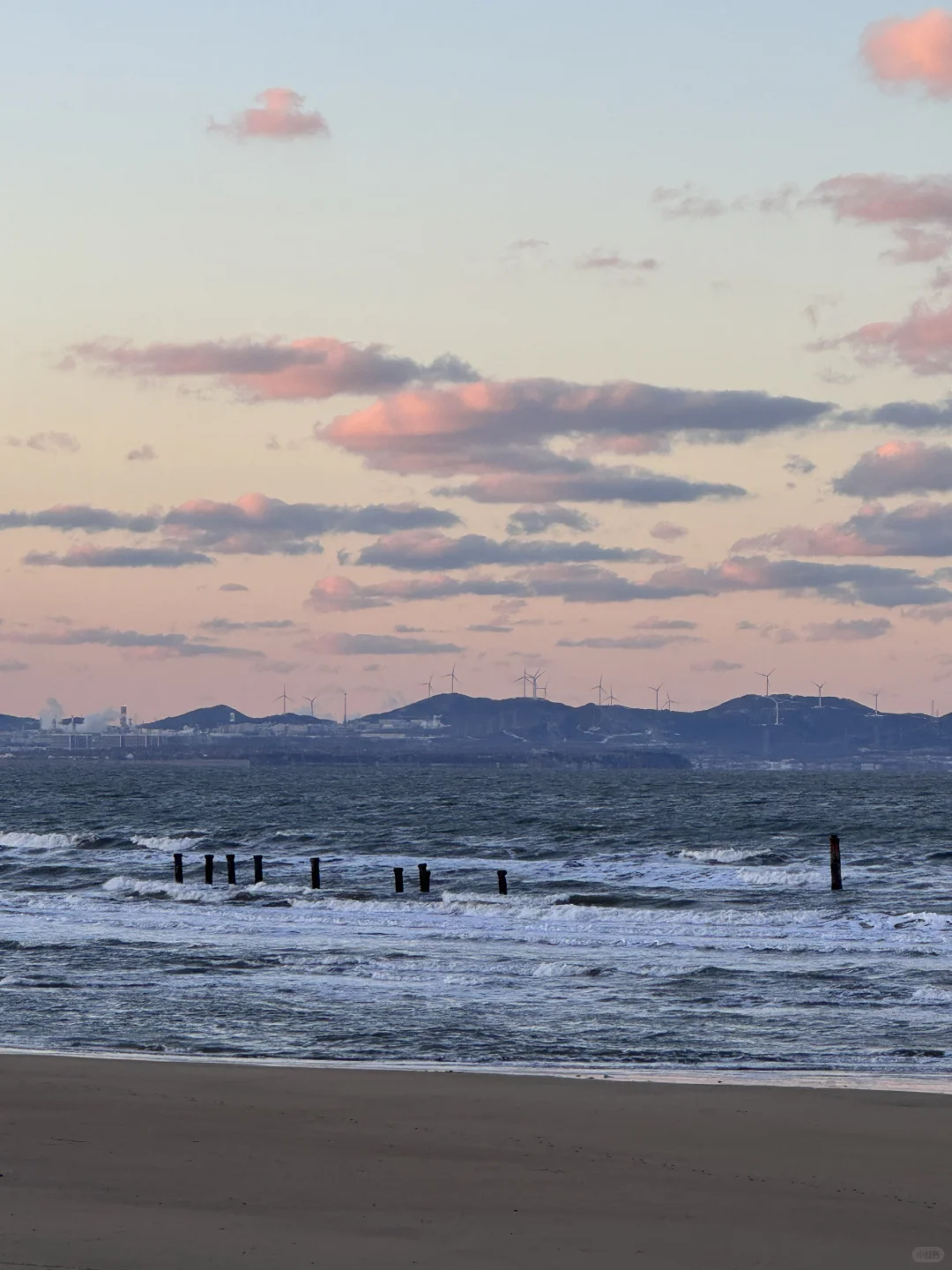 12.3烟台晚霞｜冬天的海边其实很美！