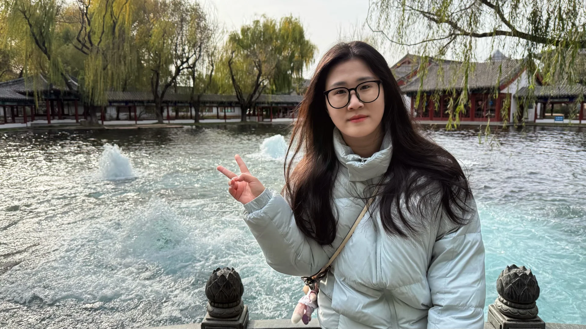 在济南的明水古城感受初冬