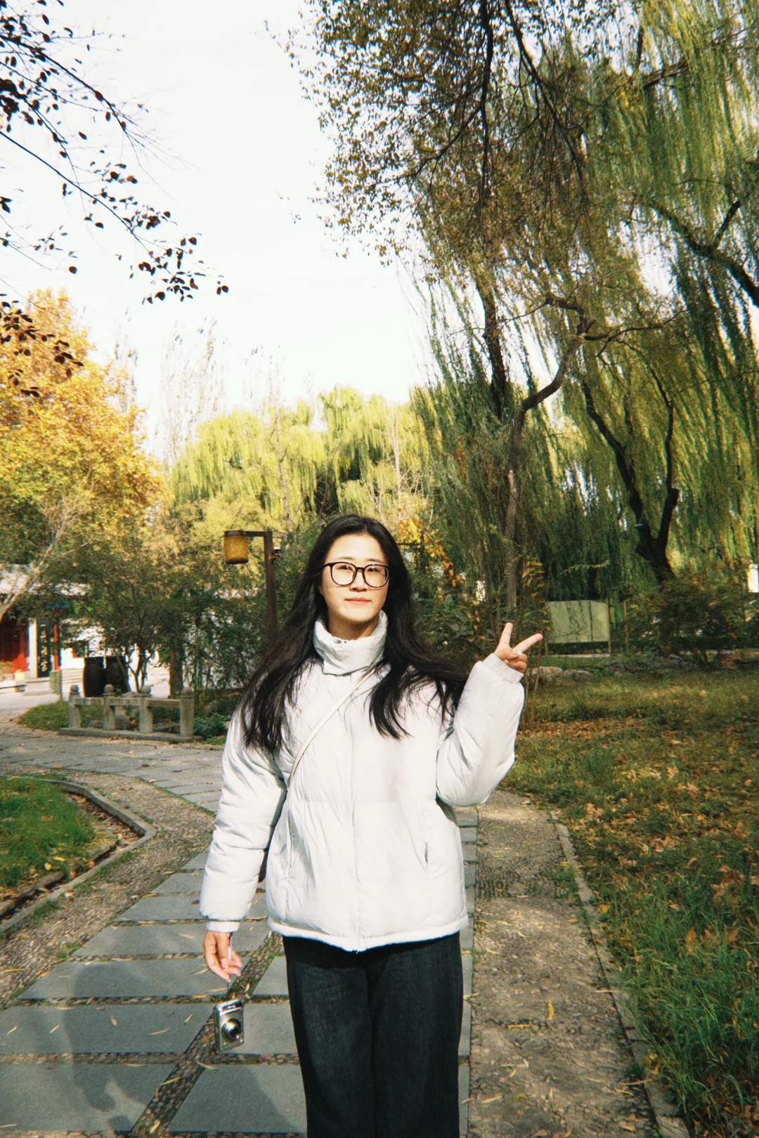 在济南的明水古城感受初冬