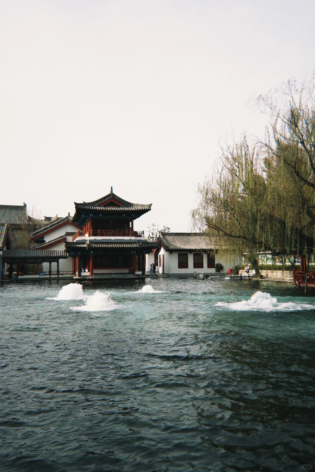 在济南的明水古城感受初冬