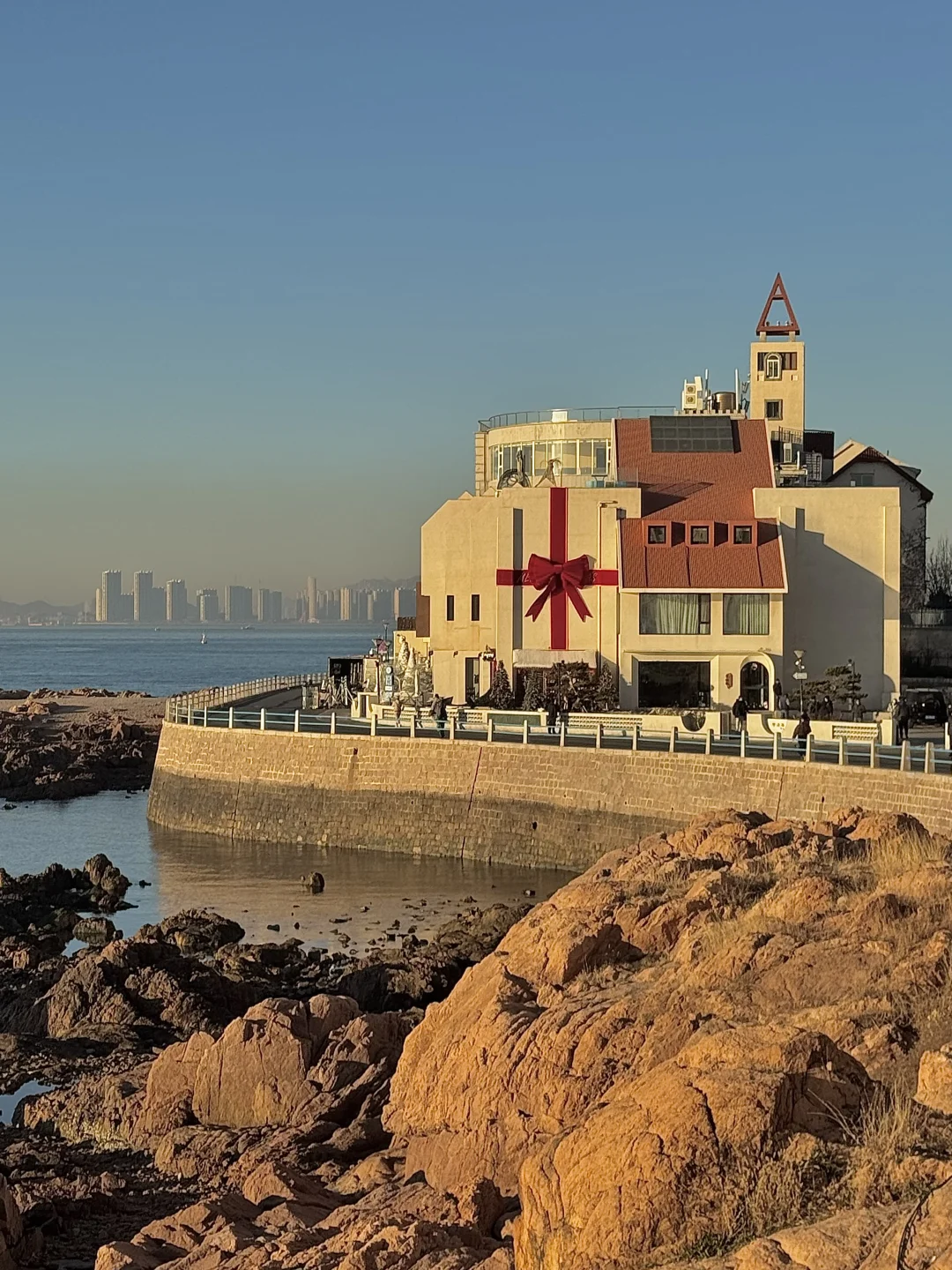 12.5青岛实况，没有淡季，8点前的琴屿路最美！