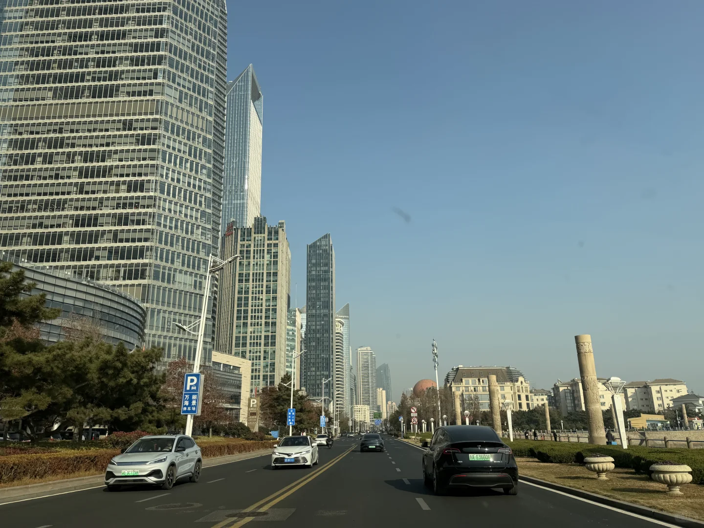 青岛今天这个阳光有点暖