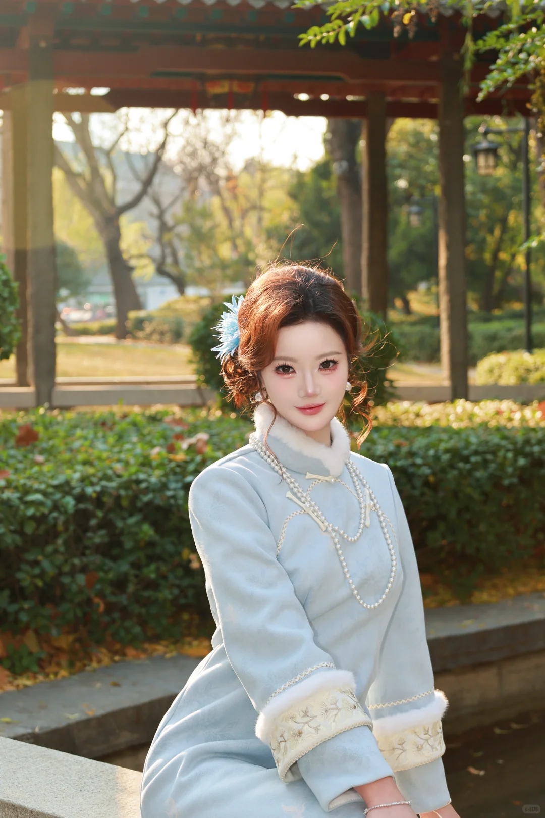 济南陪拍｜又让我拍到温柔旗袍小姐姐啦！！