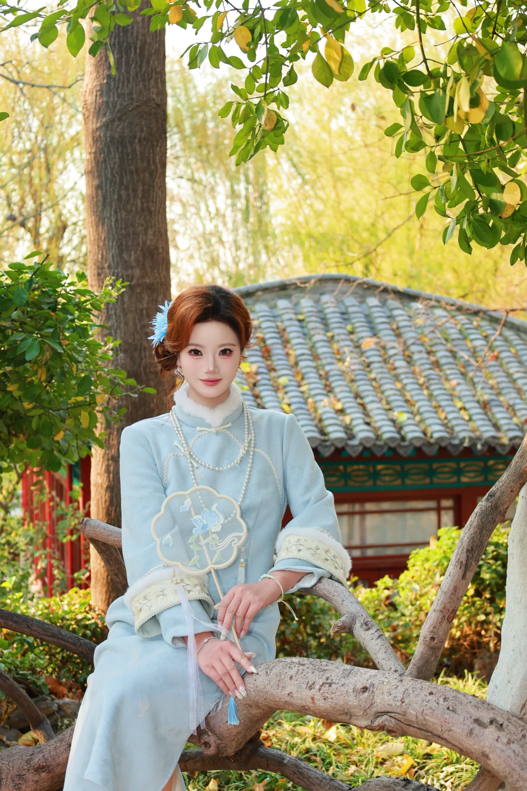 济南陪拍｜又让我拍到温柔旗袍小姐姐啦！！